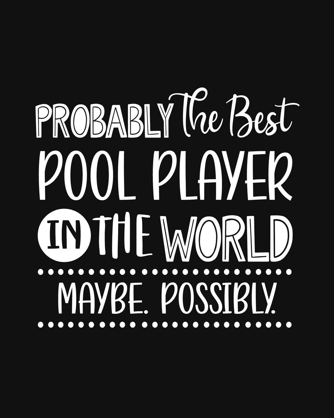 Probably the Best Pool Player. Maybe. Possibly. Pool Gift Tested: Black & White Cover vs. Blank Lined Pages