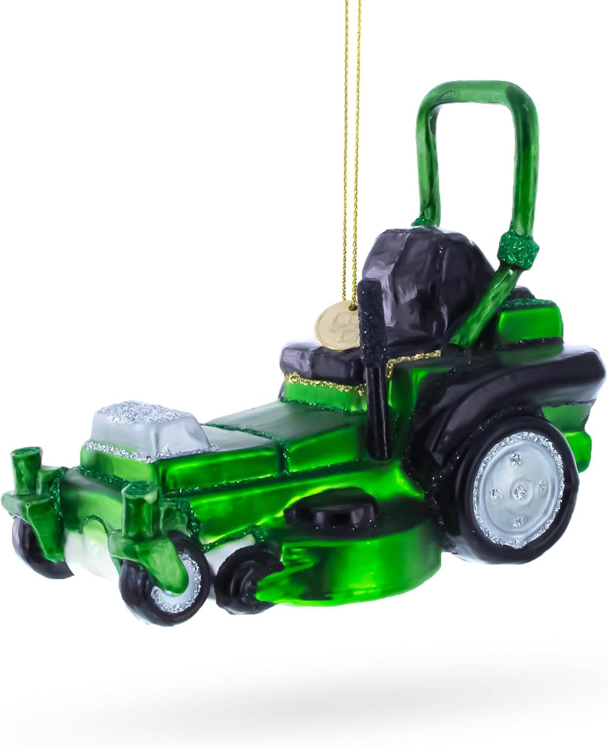 Blown Glass XMAS Ornament vs. Plastic Mower: Tested for Surprise Seasonal Value