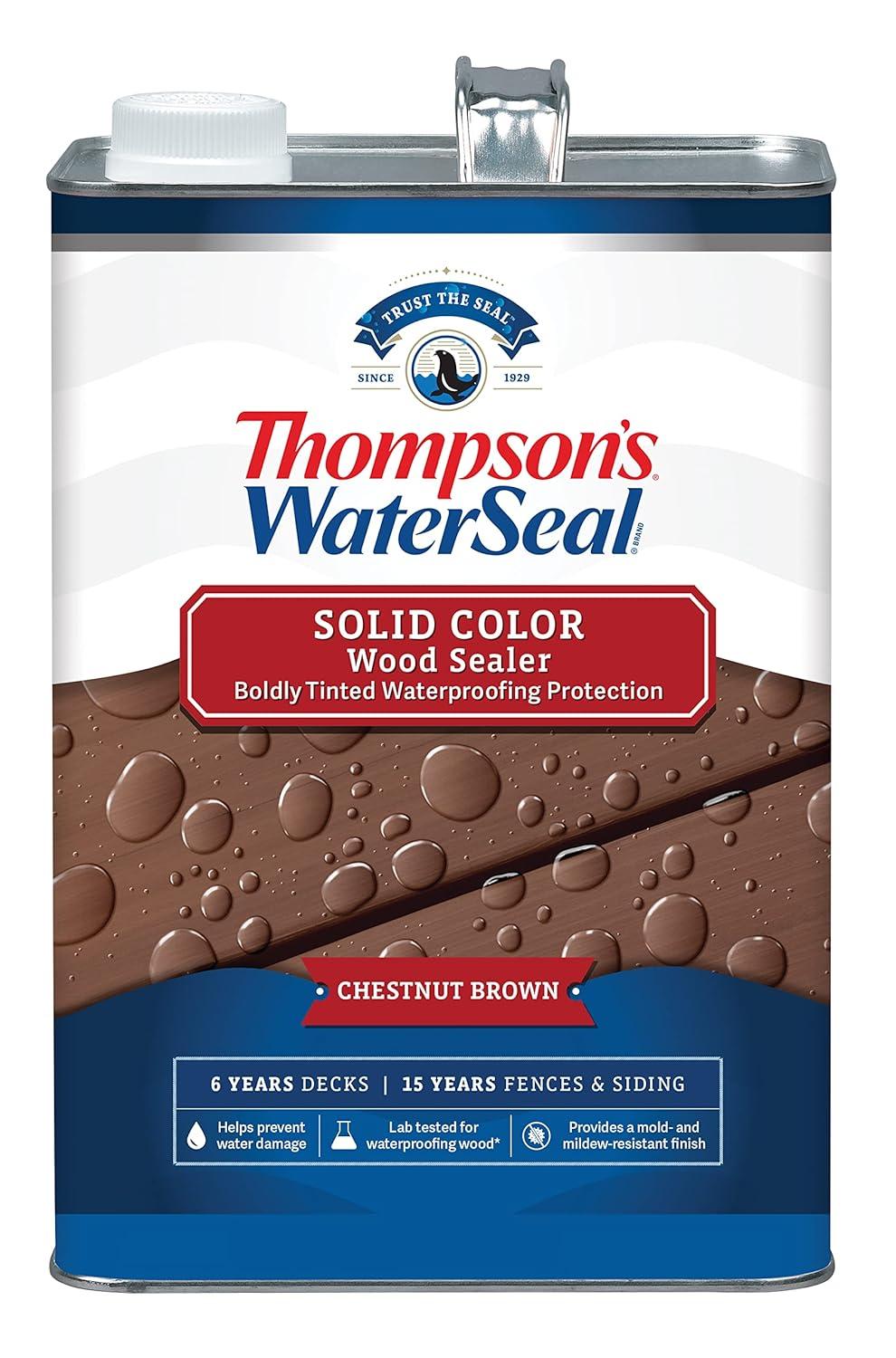 Thompson's WaterSeal (Solid Color) vs. Neutral Sealants: 1 Gallon Tested for Fall Deck Projects