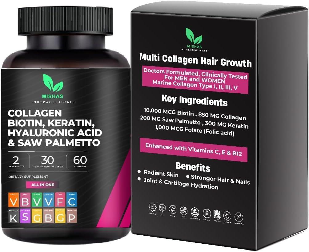 Hair Growth Showdown: 16-in-1 Collagen vs. 60-Day Biotin Gummies - Tested