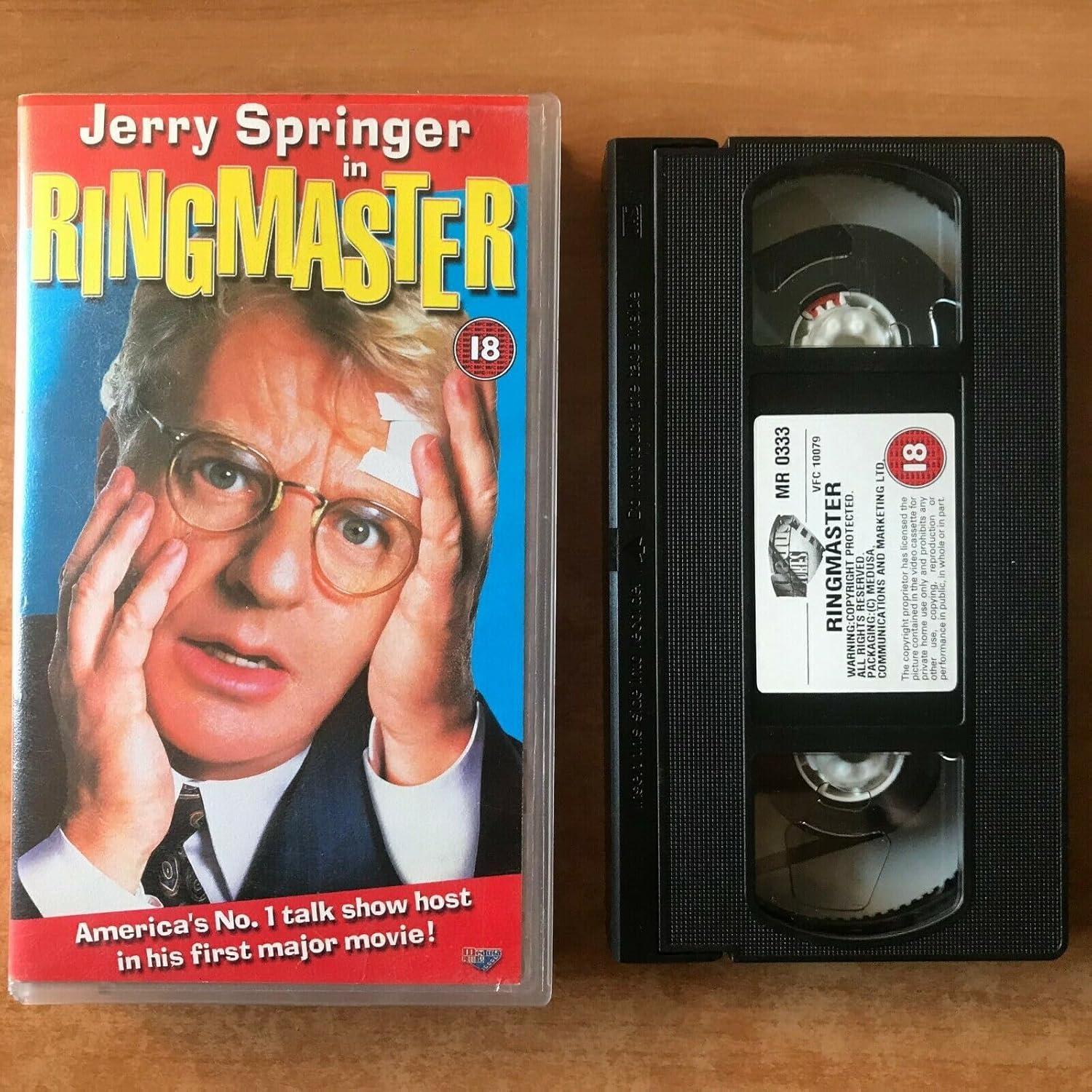 Jerry Springer / Ringmaster Video: Surprising Size vs High Ratings - Camcorder VHS