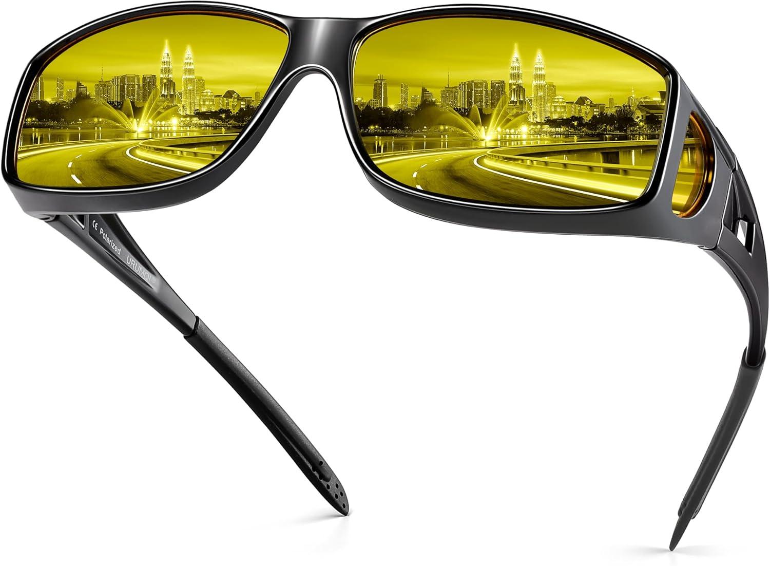 URUMQI Yellow Lens Tested... vs. Universal Fit for Nighttime Driving Clarity