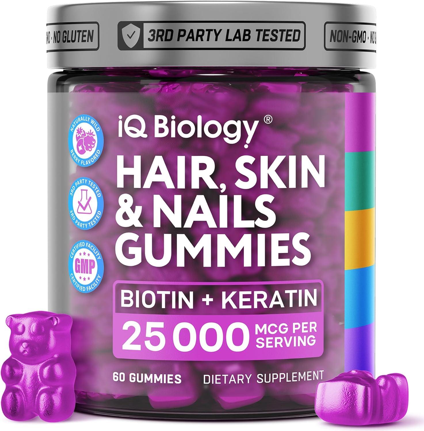 Biotin Collagen vs Keratin... Hair Skin Gummies Compared!
