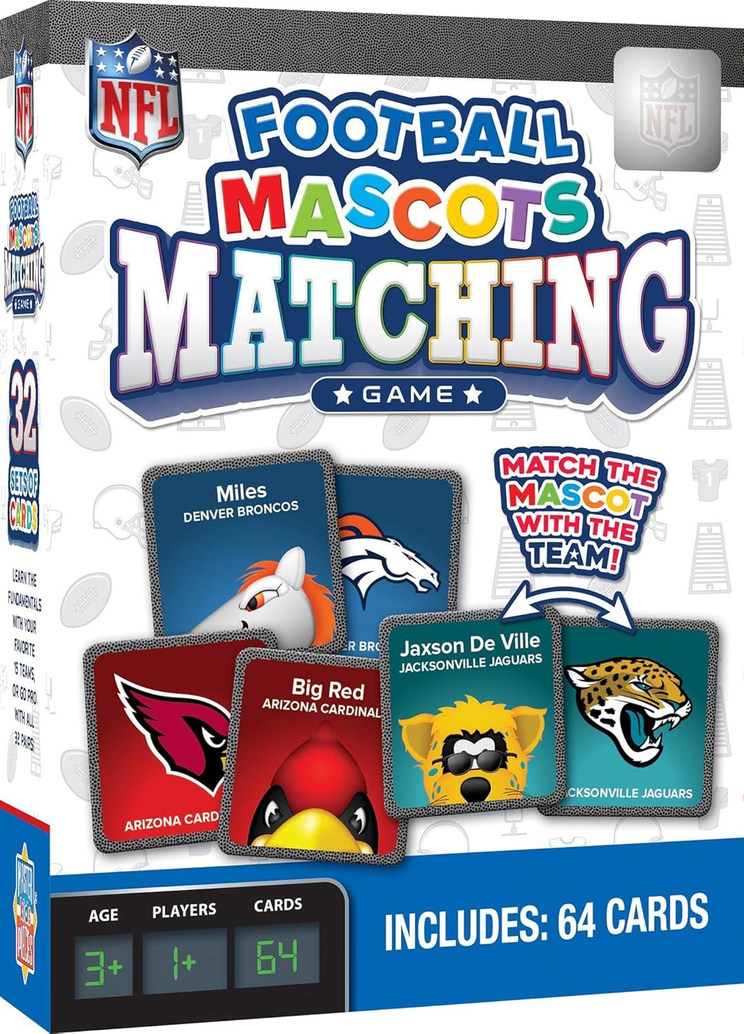 Match NFL mascots… tested fun, family- imperfect & surprising setup