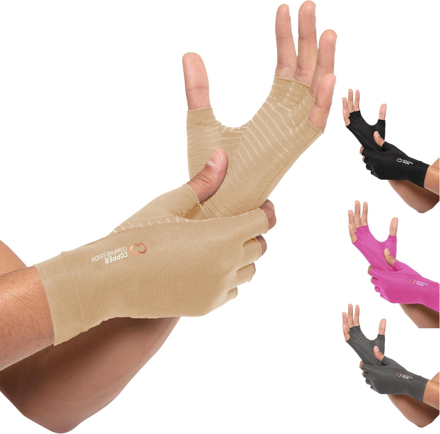 Copper Arthritis Gloves: Tested Relief for Hands...Swollen? Sore? Try These!