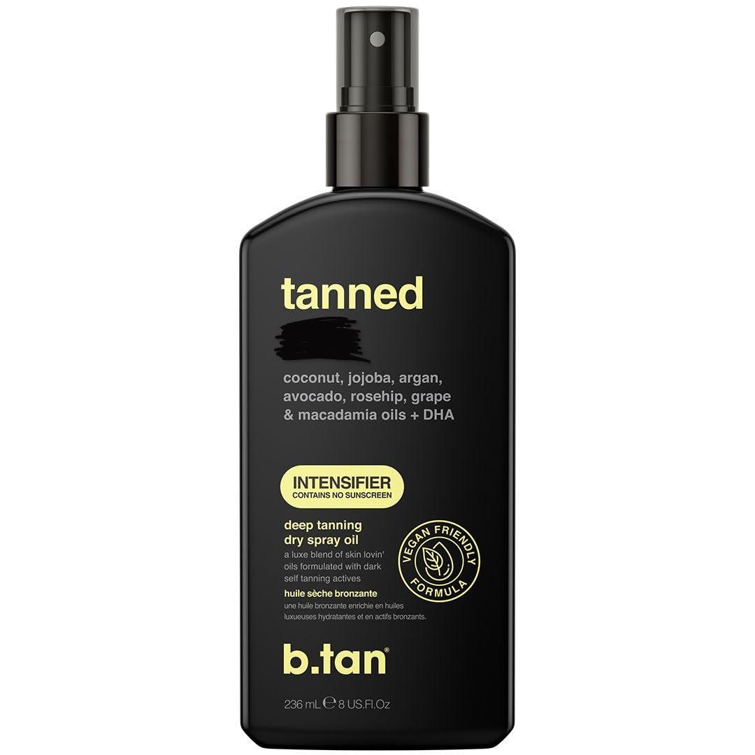 Tan Accelerating Dry Spray Tested: comparing B.Tan's Outdoor Edge... Real Dark, No SPF,8fl Oz