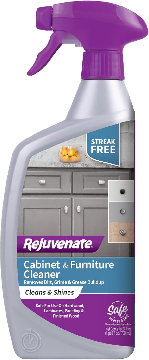 Shiny vs. Grime: Compared Rejuvenate vs.5 Dirt… cabinet cleaner fun!
