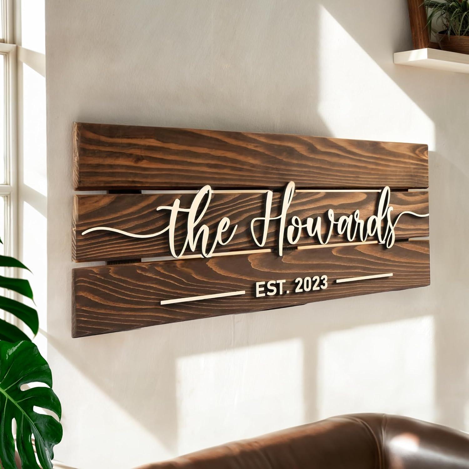 Personalized Wooden Sign: Surprising Benefits For Home... (Wedding Gift Tested)