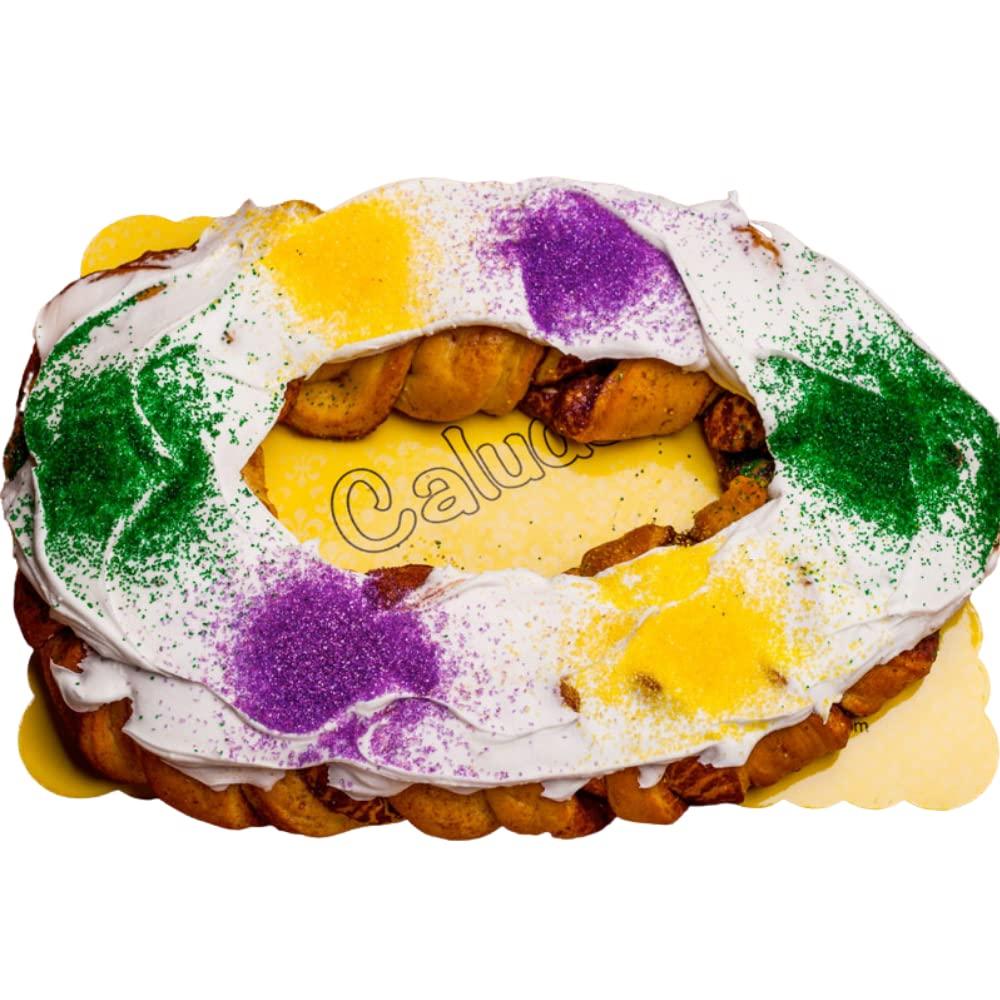 Caluda's King Cake: Tested, Surprising Sweet: Icing, Sugar - New Orleans Style... Indulge!