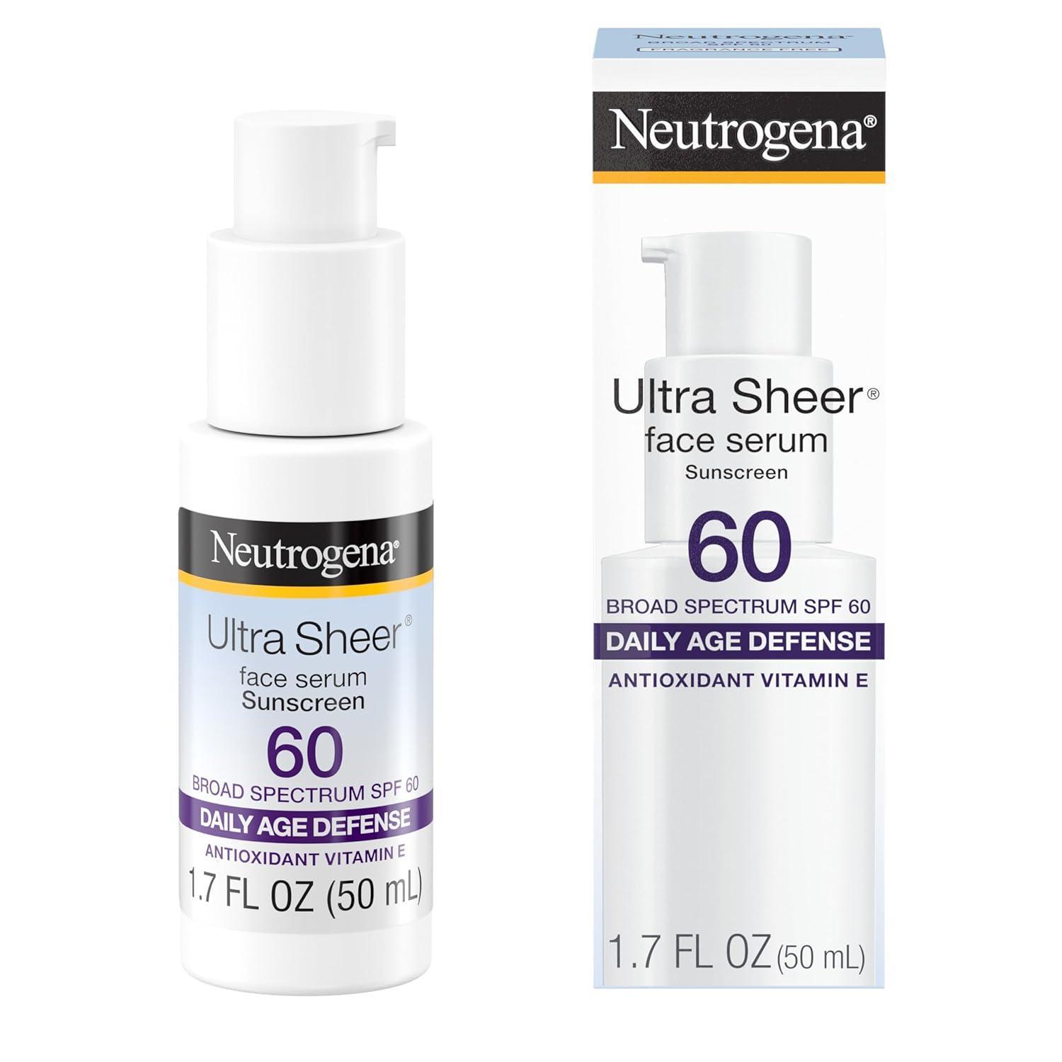 Sheer SPF 60 vs. Smooth Tested Serum: Face Sunscreen Compared Insight