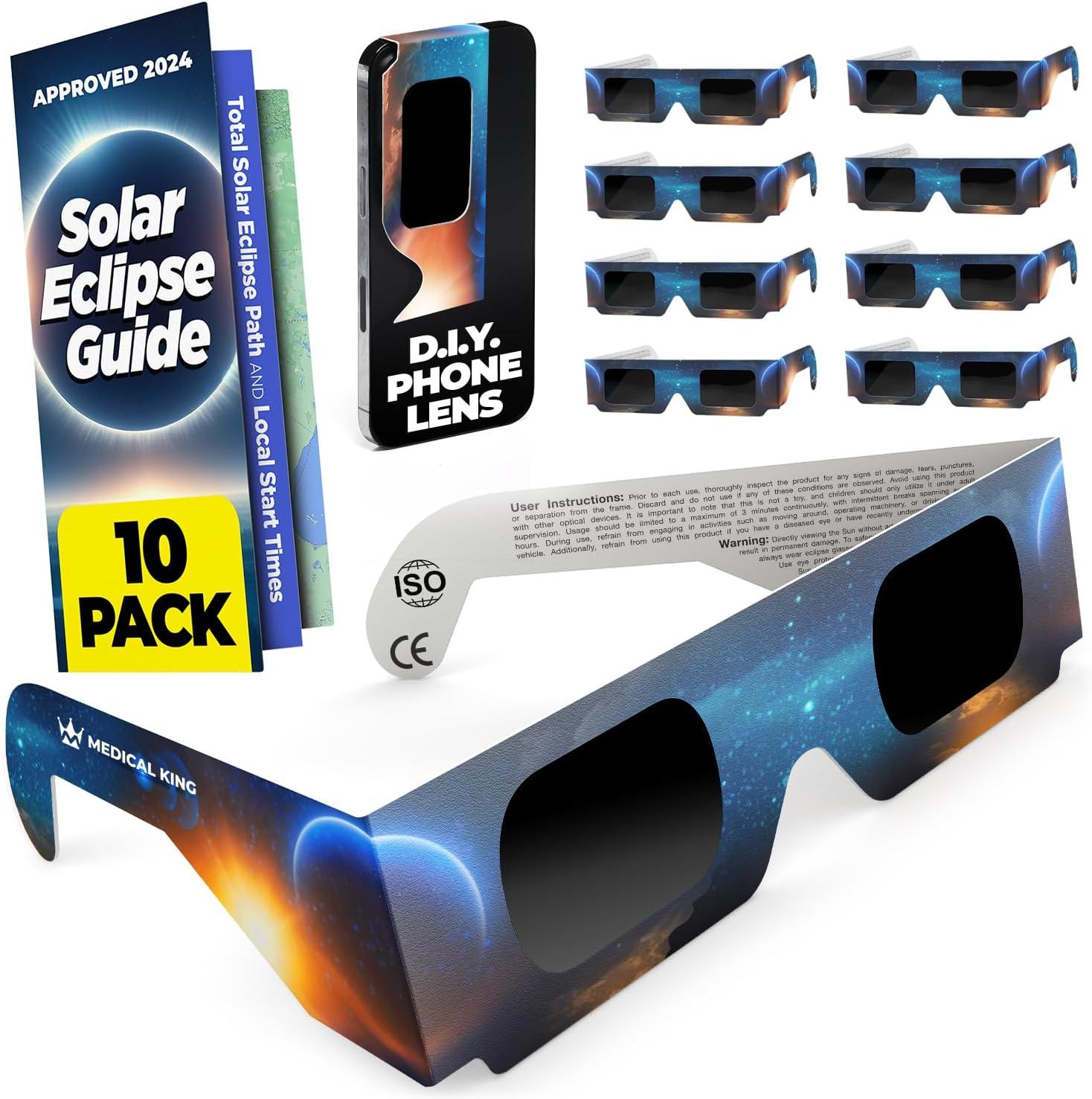 Celebrating Eclipse Safety: 10-Pack AAS Approved vs. CE-Certified Shades Tested for 2024 Viewing