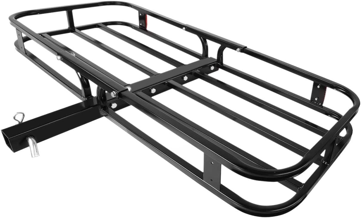 MaxxHaul 70107 Hitch Cargo Carrier Showdown: High Side Rails vs. 500-Lb Load Capacity for Modern Trips