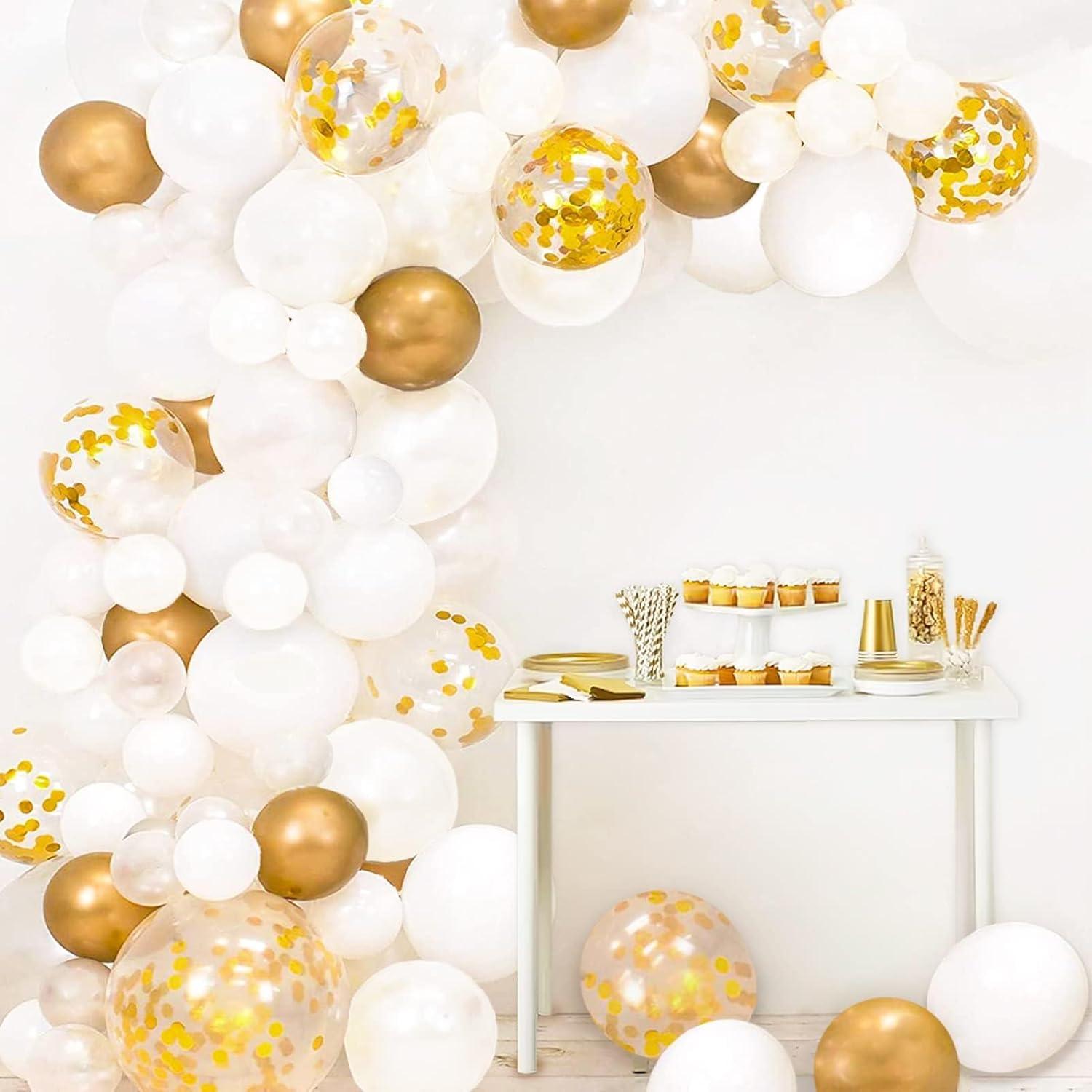 Sage Green Sheer Runner vs. 108pcs White Gold Balloon Arch: Surprise Tested for Wedding Trends