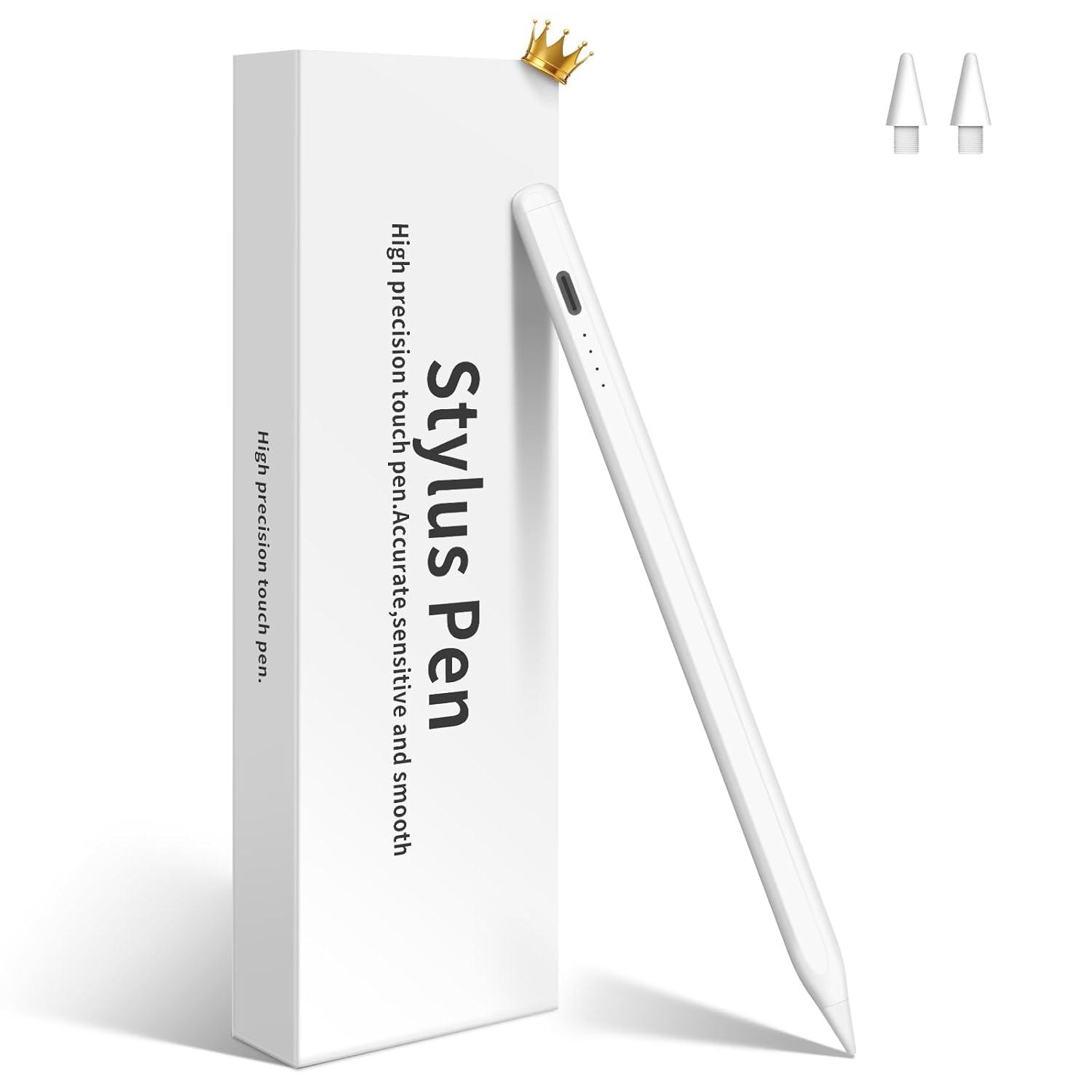 Stylus Pen Showdown: 2X Charge, Pencil P6-10, Gen-White-iPad 2024 Ready