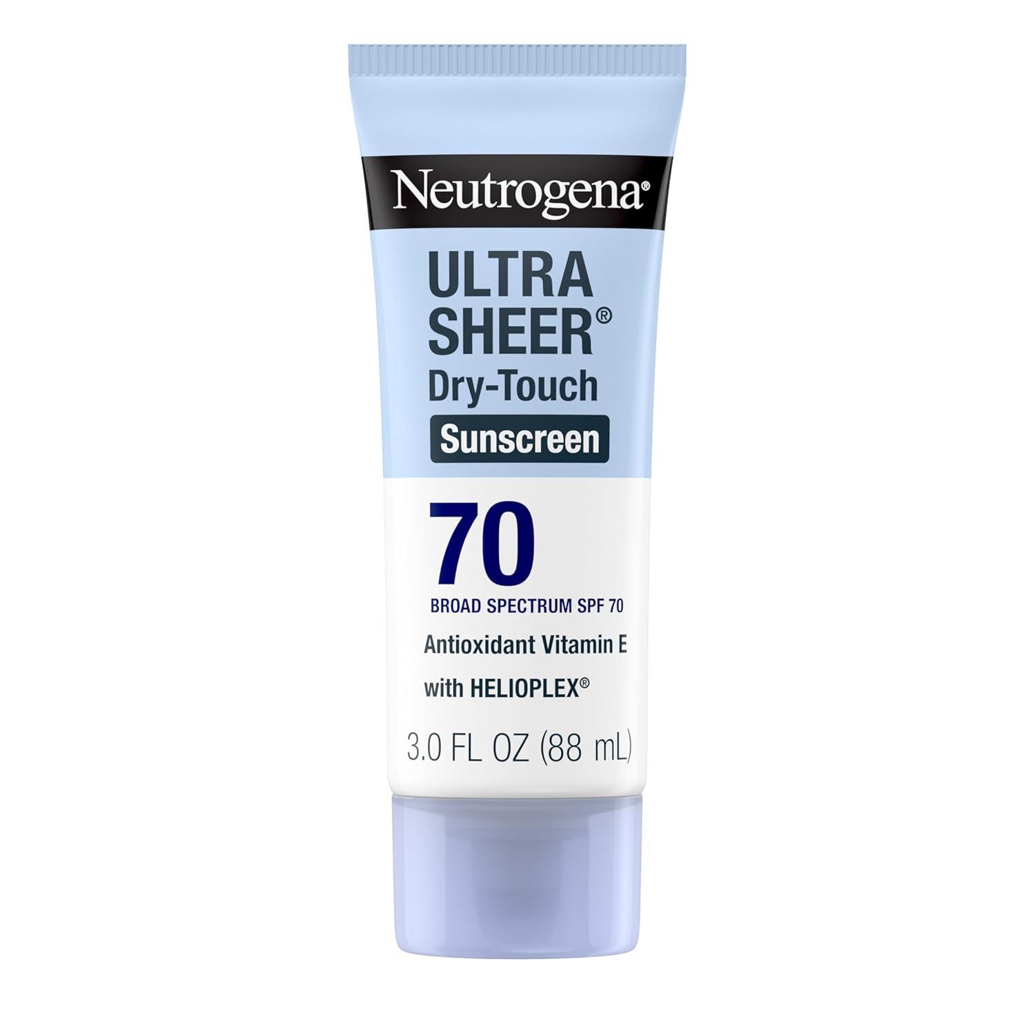 Neutrogena SPF 70 Sunscreen: Surprising Water Resistance vs Non-Greasy Finish for Daily Use