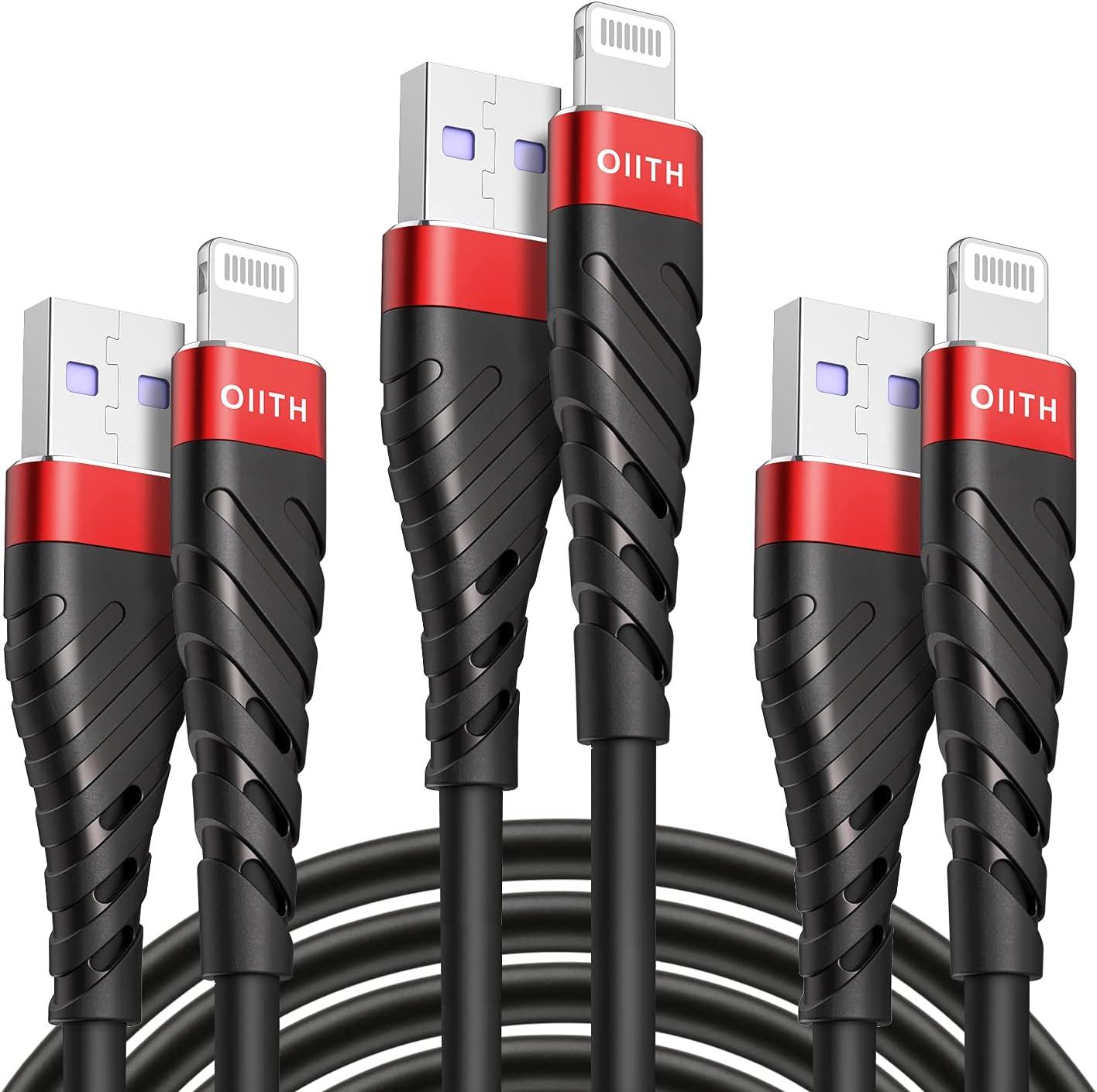 IPhone Charger Cable Showdown: 6-Foot vs. 2.4A Speed? Surprising Efficiency!