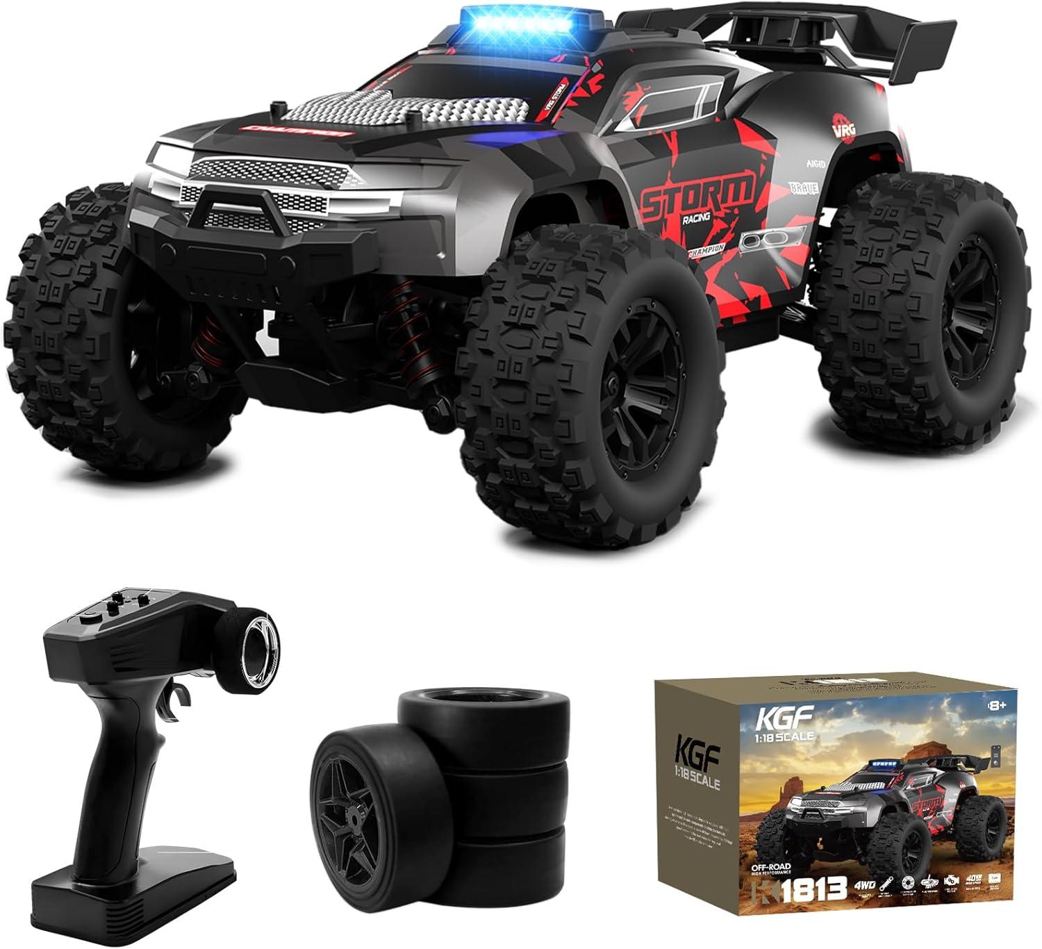RC Monster Truck vs. Stunt Car: Surprise for Birthday Gift Showdown