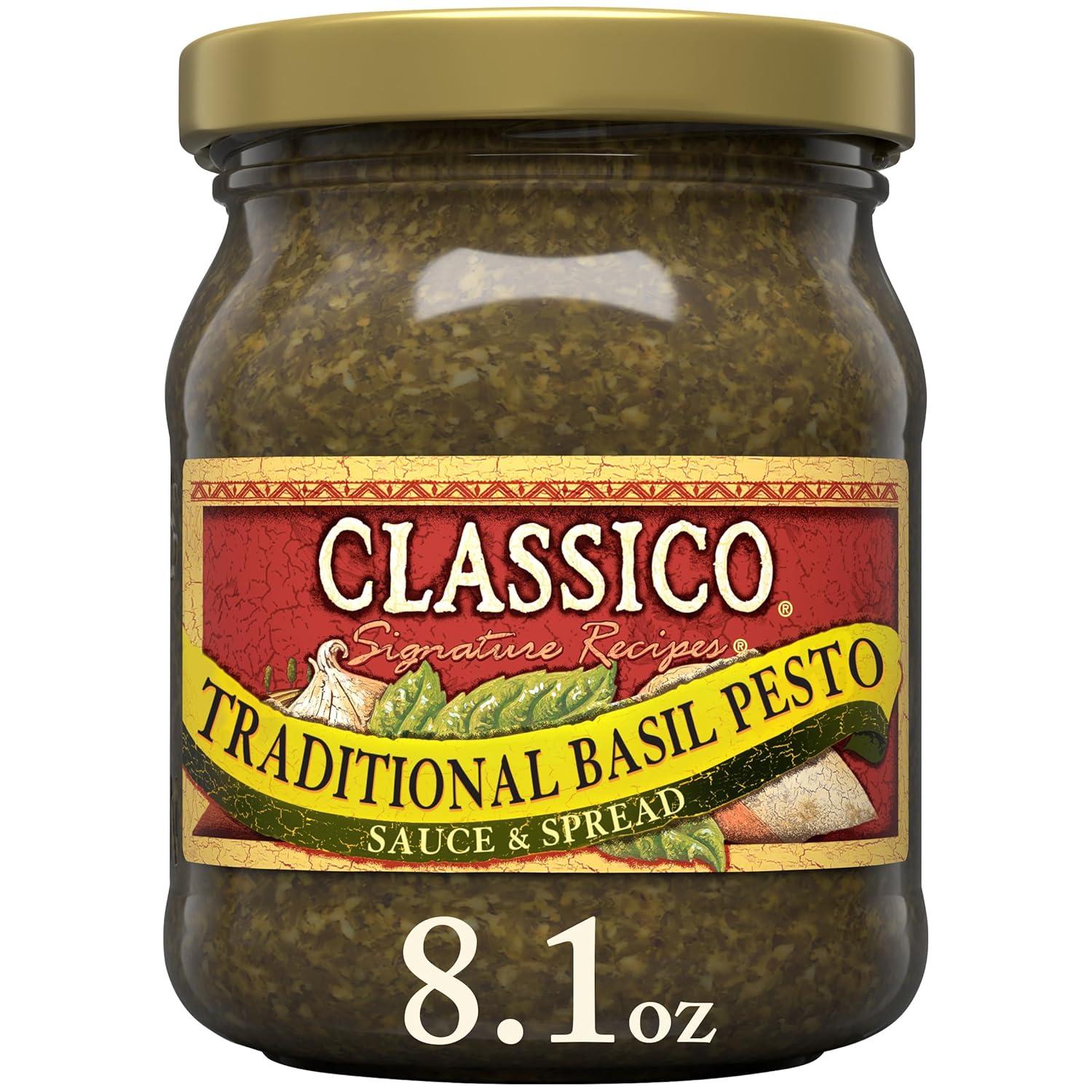 Classico Signature Basil Pesto: Tested Versus Store-Bought, Surprising 8.1 oz Jar