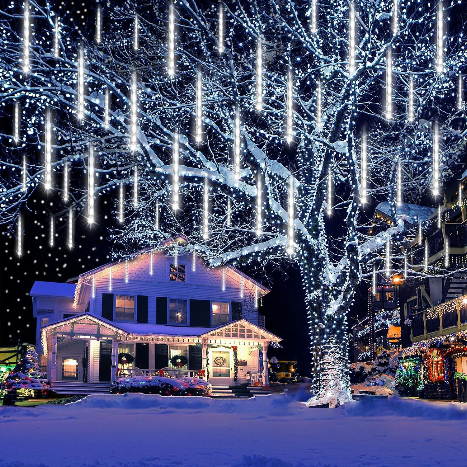 Surprising: 256 LED Icicle Lights Outshine 192 for Holiday Decor