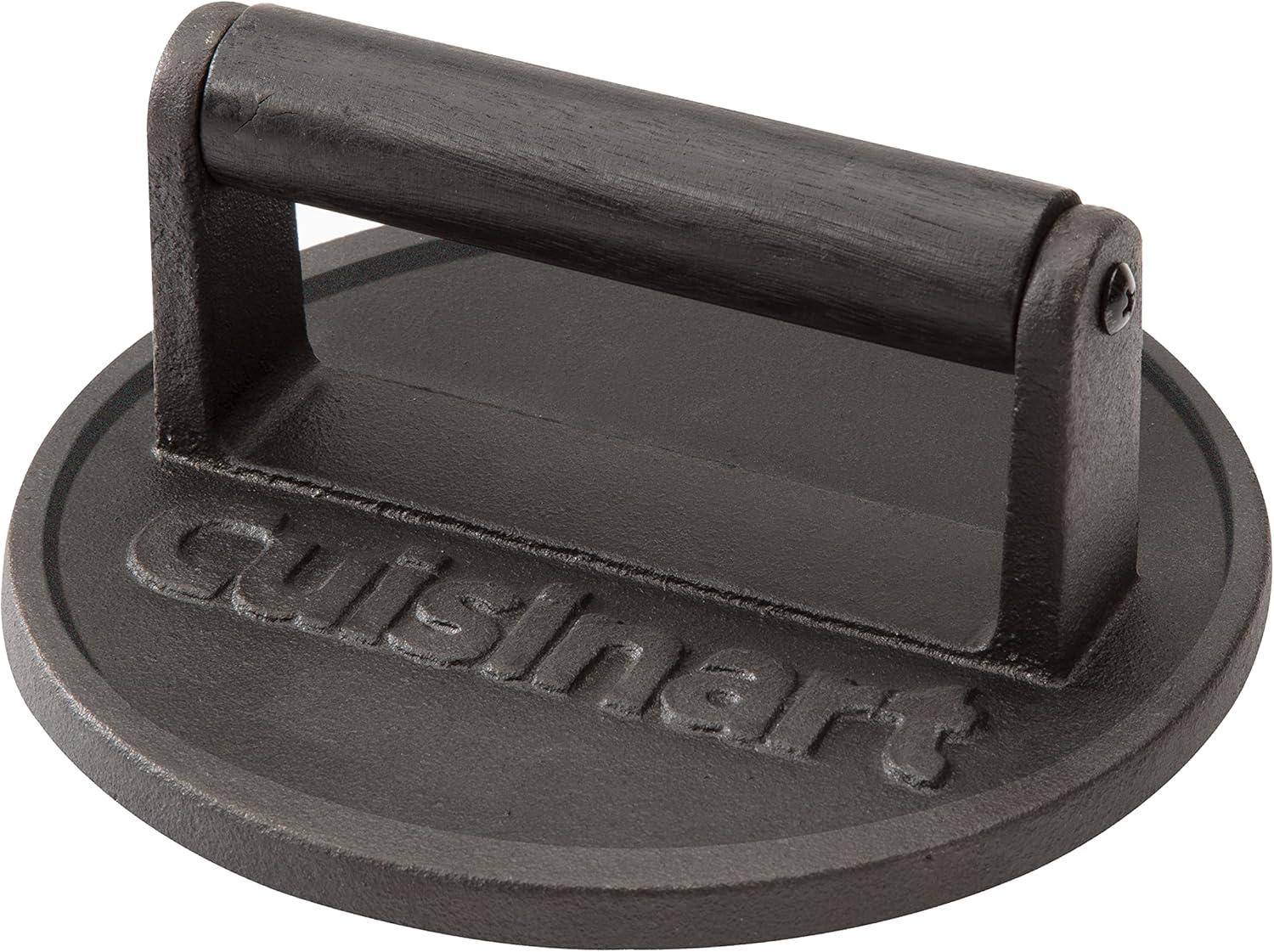 Cuisinart 6.5" Cast Iron Press vs. Juicy & Crispy... Burger: BBQ Showdown Tested