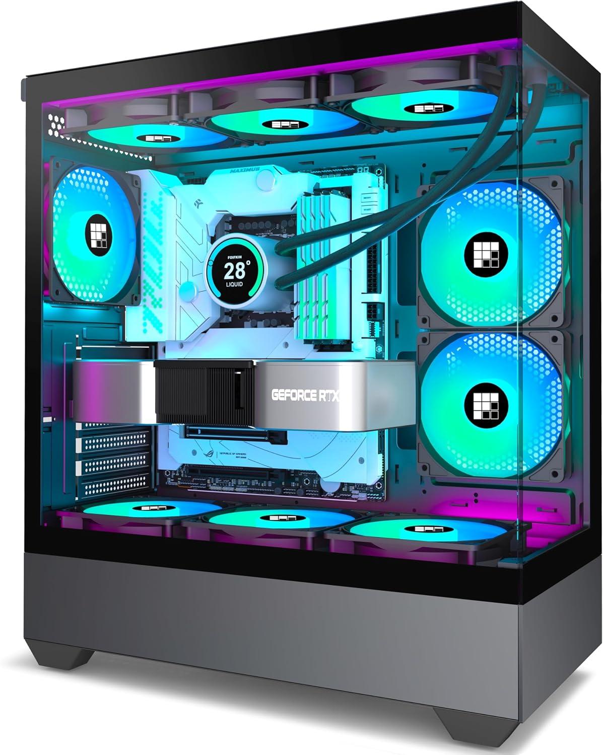 5 PWM ARGB Fans vs Type-C Ports: Mid-Tower Gaming Case Showdown, Surprising Aesthetic Edge