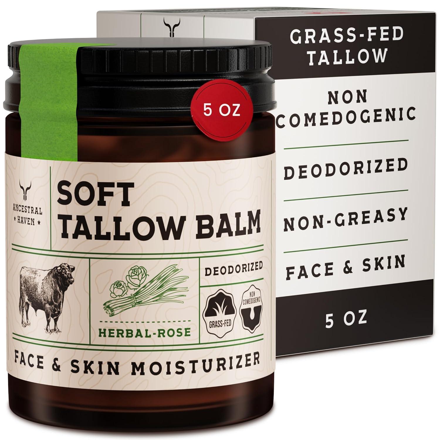 Surprising Skin Care Showdown: Grass Fed Beef Tallow vs Herbal-Rose Lotion