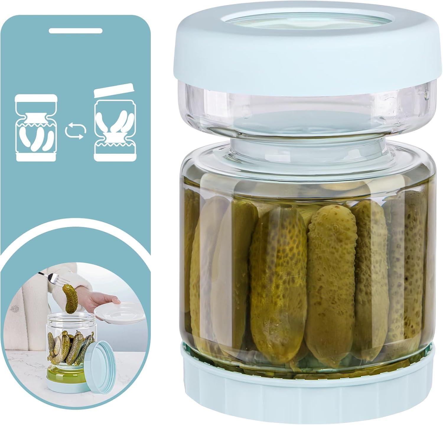 Surprising Pickle Gift Set: Lifelike Earrings & Leak-Proof Jars for Every Occasion