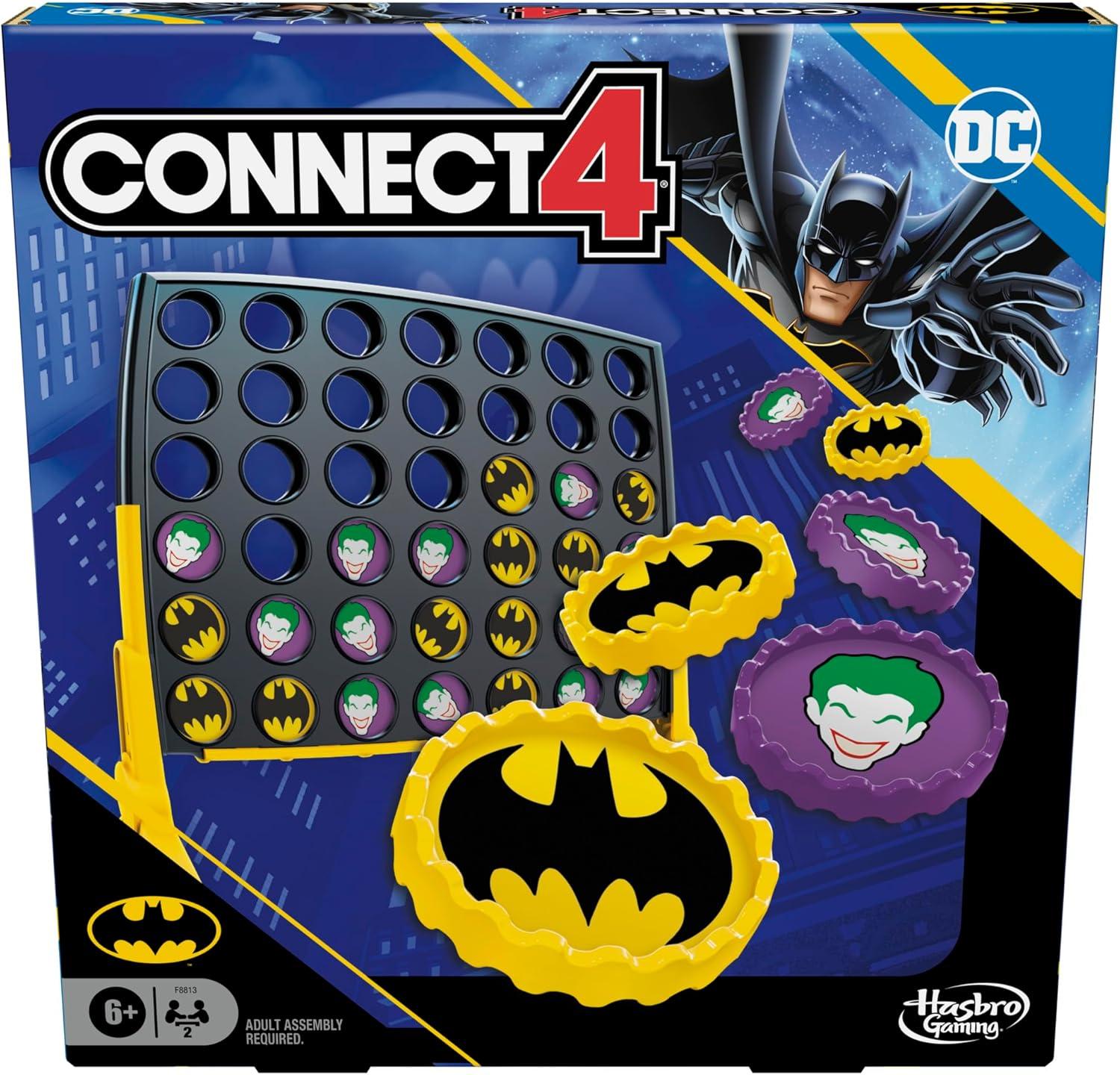 Batman-Themed Connect 4 Tested: Strategic Fun for 2 Players (Amazon Exclusive)