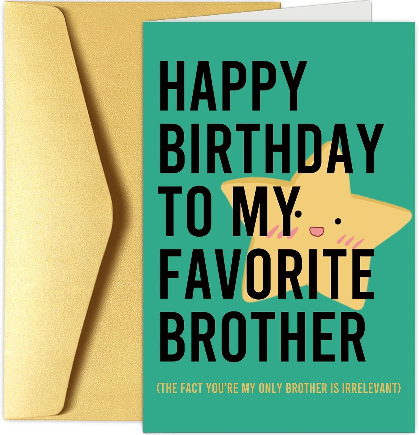 Surprising Humor in Brother Birthday Cards: Tested Value & Personalization