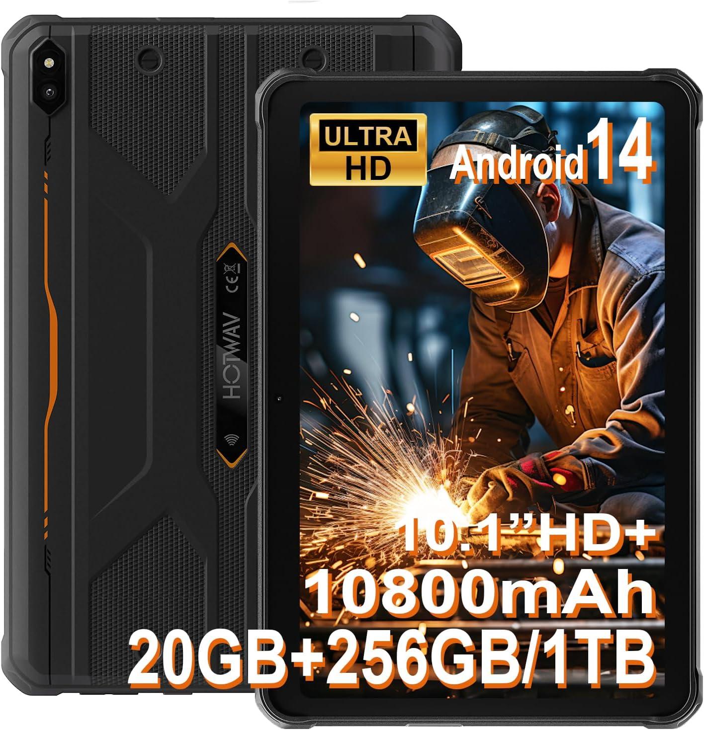 HOTWAV R10 Pro Rugged Tablet: 1TB Storage, IP68 Waterproof, & 10800mAh Battery Tested for 2025