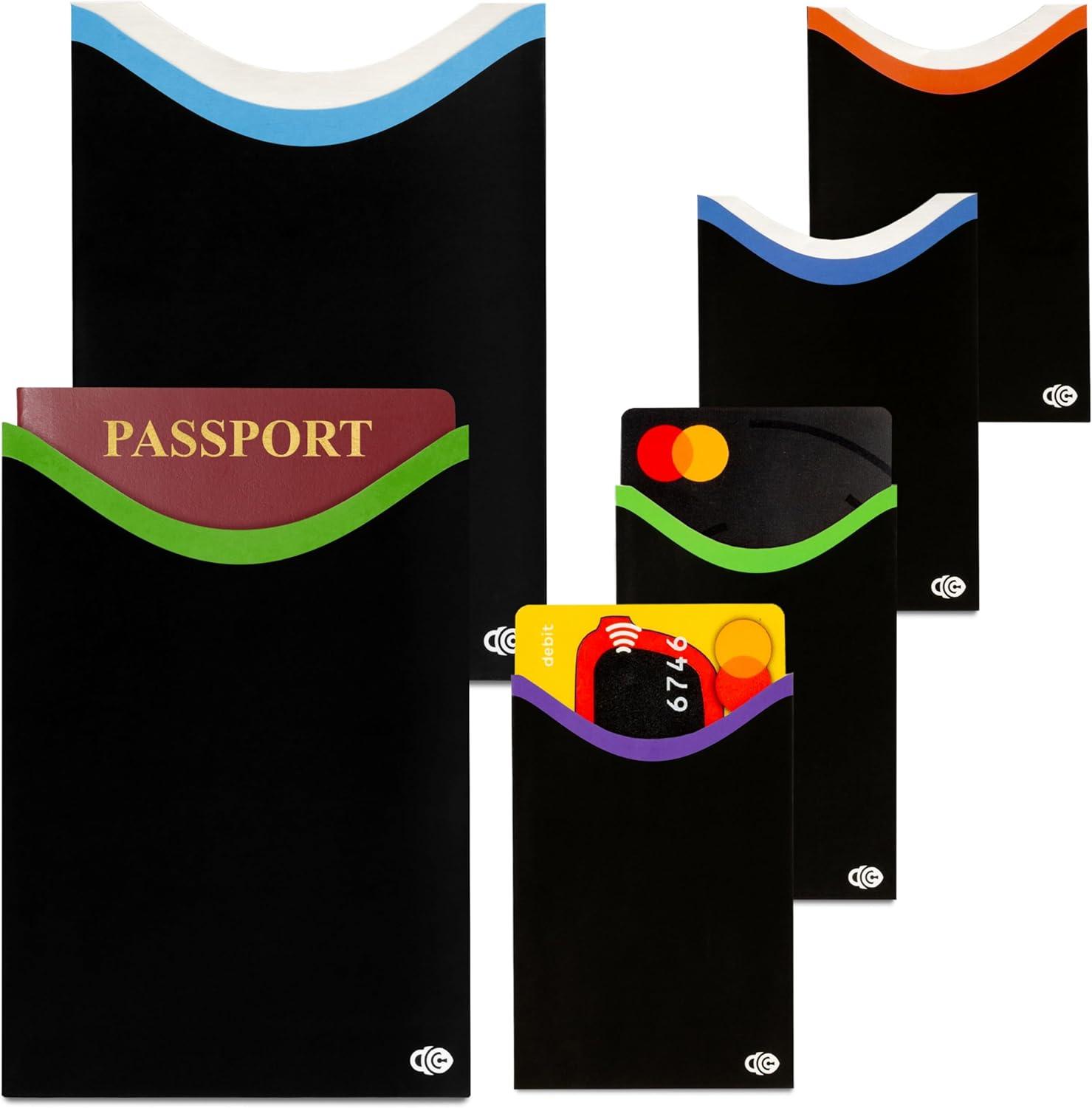 RFID Tested Sleeves: Colorful Safety Against Skimming - Travel Showdown