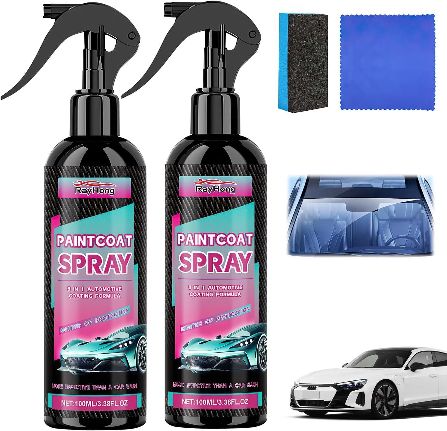Car Care Showdown: 3-in-1 Ceramic, CoatingRenewal… High Protection, Refurbish, Nanotech (2Pcs)