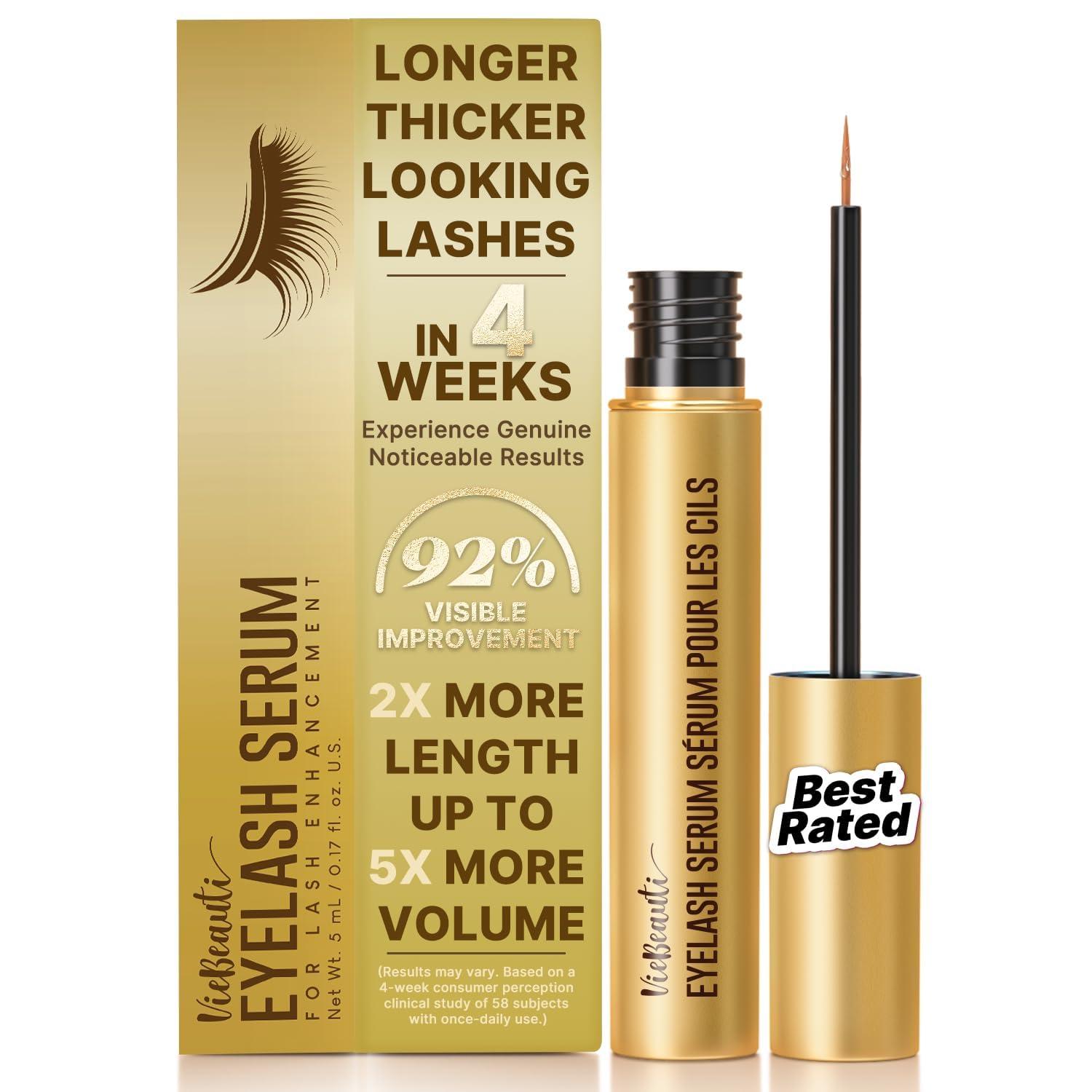 VieBeauti Lash Serum Tested: 5mL Vegan Formula vs. 5-Month Supply for Sensitive Eyes