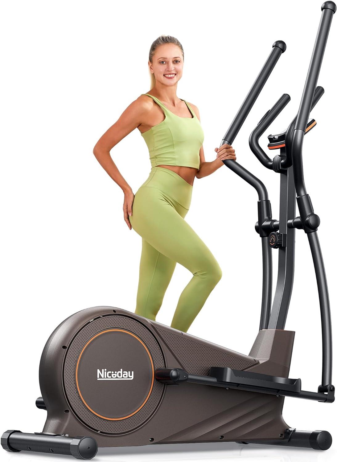 Niceday Elliptical vs Noisy: Hyper-Quiet, 16 Resistance, 400LBS Tested for Home