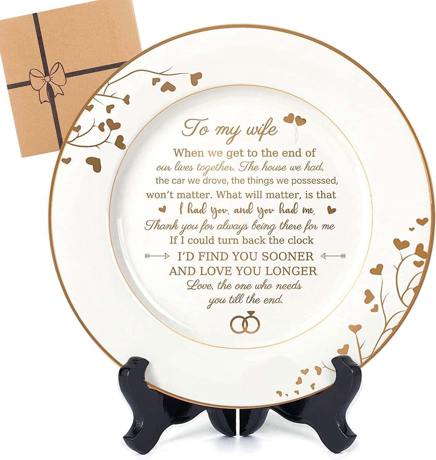 Creative vs. Neutral: 24k Gold Foil vs. 9" Ceramic - Surprising Anniversary Gift Insight