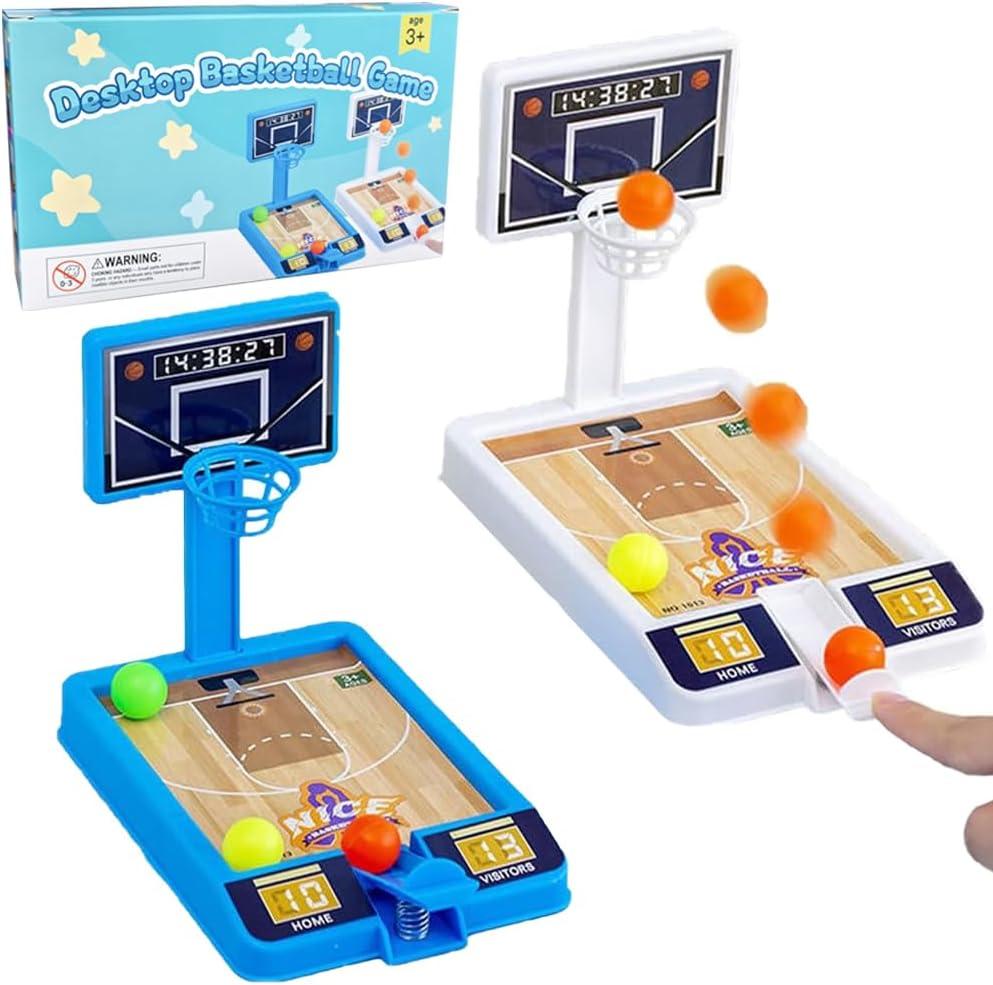 2 Pack vs. Tabletop Basketball Games: Split-Screen, High-Score, Stress-Buster, & Versatile Use