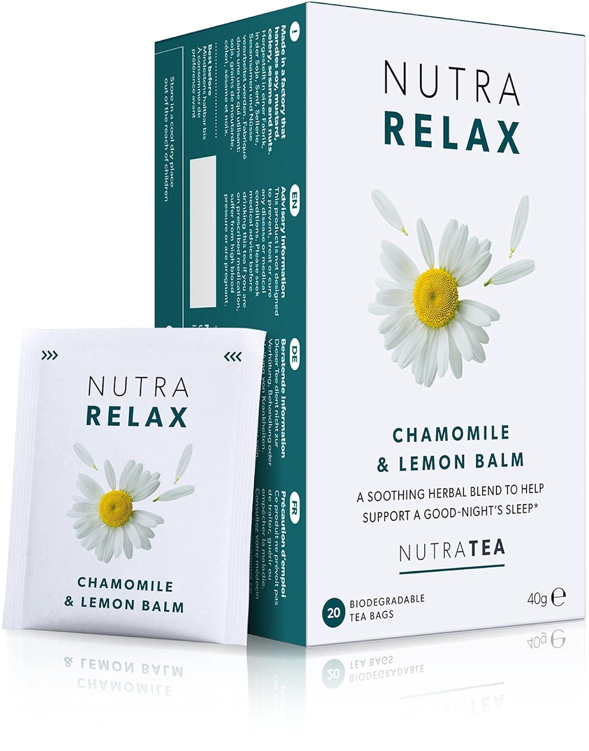 NUTRARELAX Night Tea: Surprising Calm, 3 Herbs Tested (3-Pack) - Herbal Choice