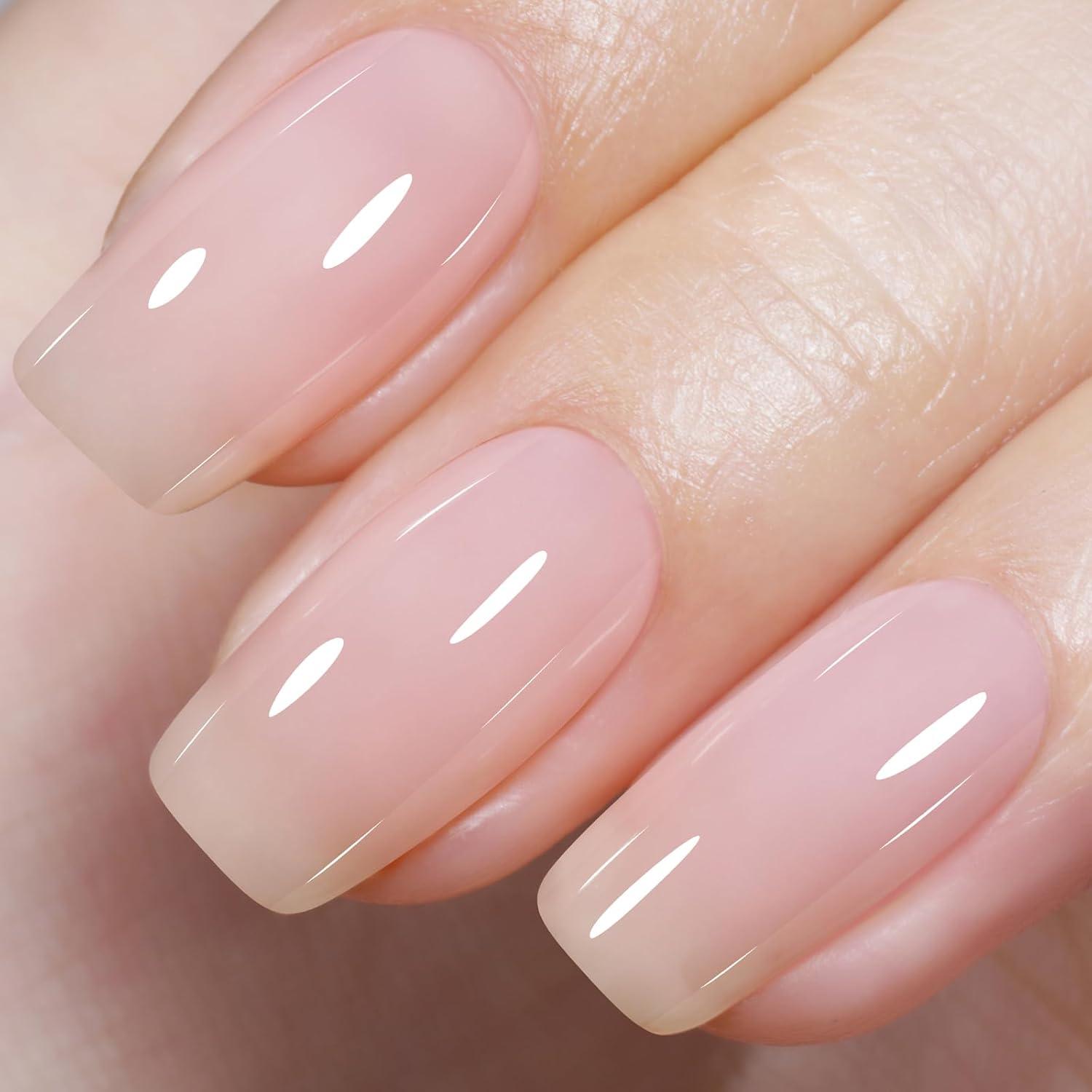 AILLSA Milky Pink Gel: Sheer Neutral Tested vs. Jelly Pink's Surprising Spring Charm