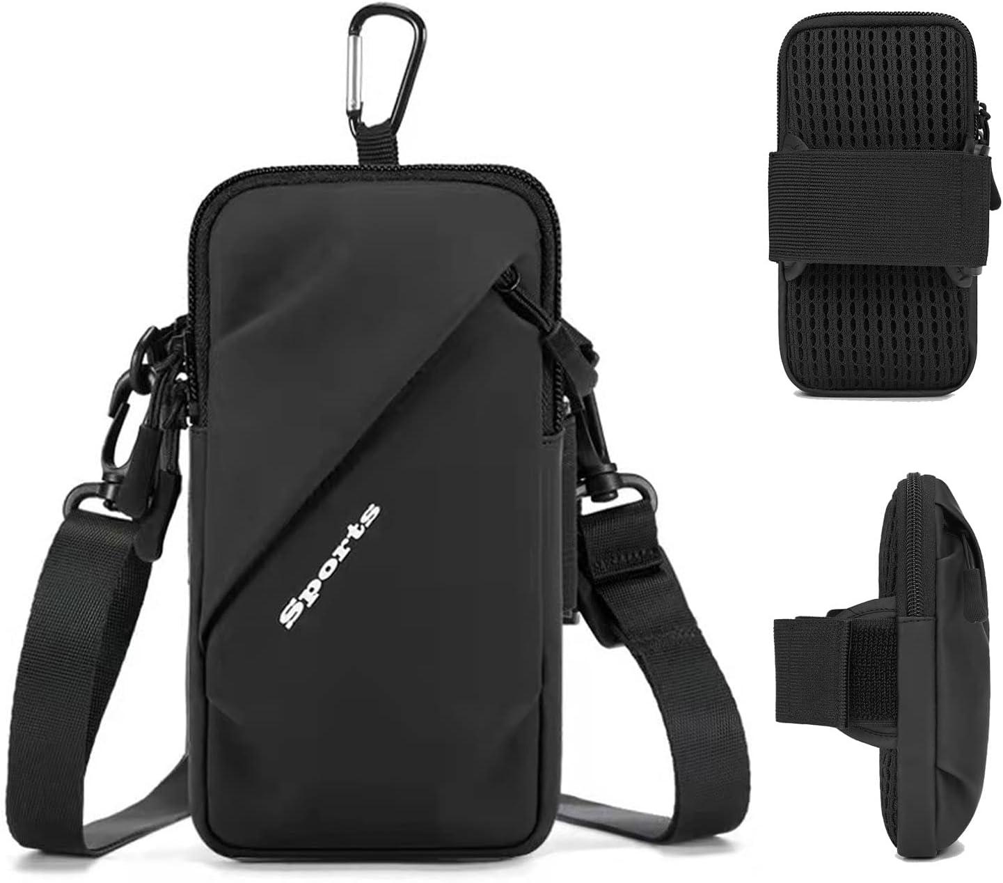 Surprising Crossbody Phone Holder Tested for Hiking & Biking (Black, Plus Size)