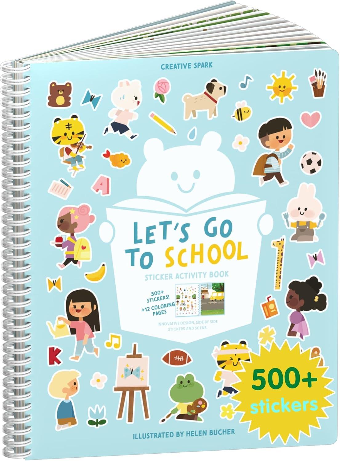 CUPKIN Sticker Book vs. Travel Activity Book: 500+ Stickers & Side-by-Side Scenes (tested for kids' focus)