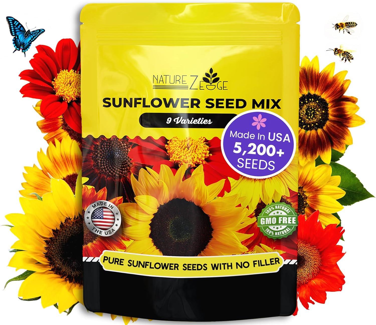 Mexican Sunflower Seeds: Tested for Quick Growth & Drought Resistance