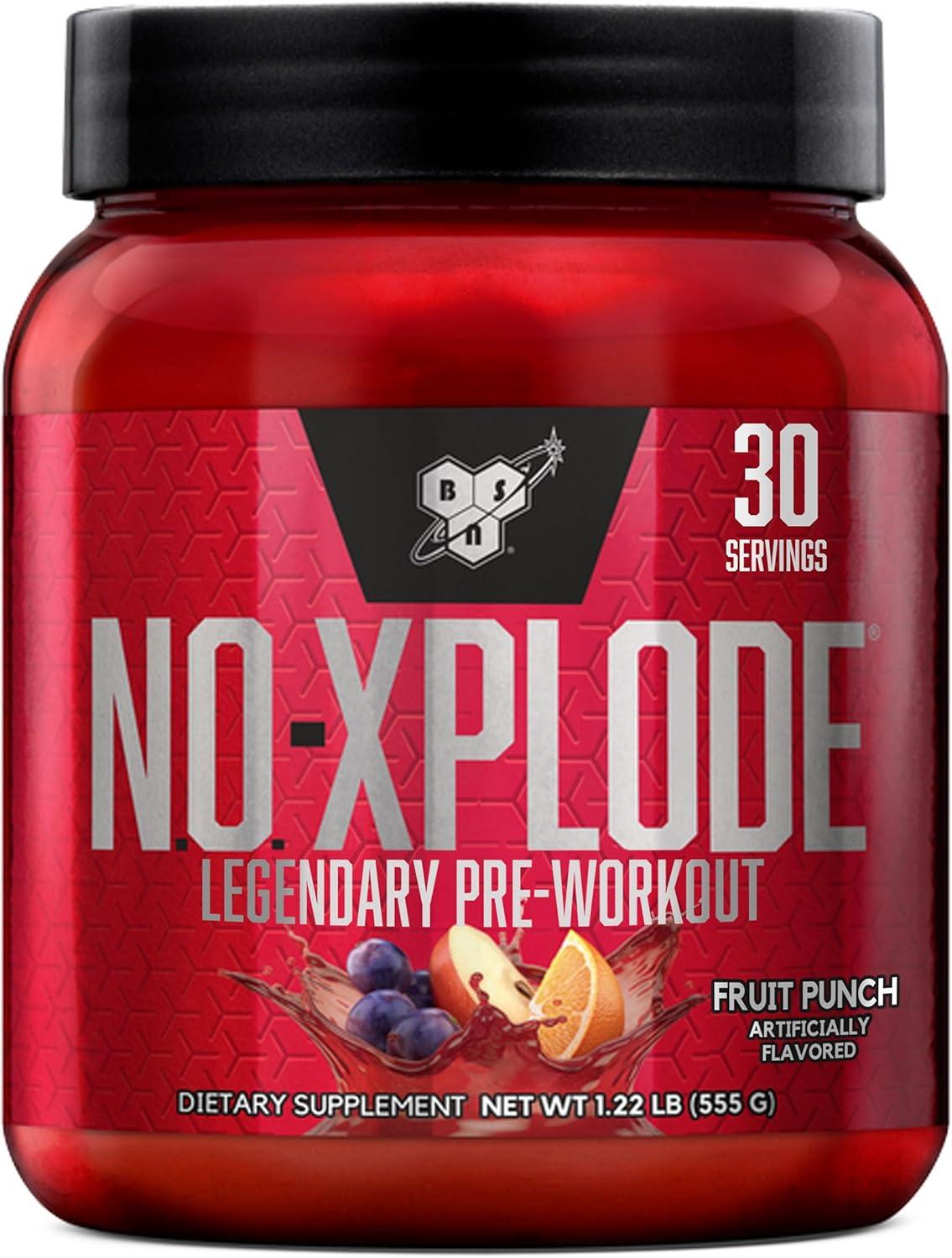 BSN N.O.-XPLODE Pre-Workout Showdown: Bubblegum Cool, Mango Frosty, Fruit Punch Size - Tested for Pump