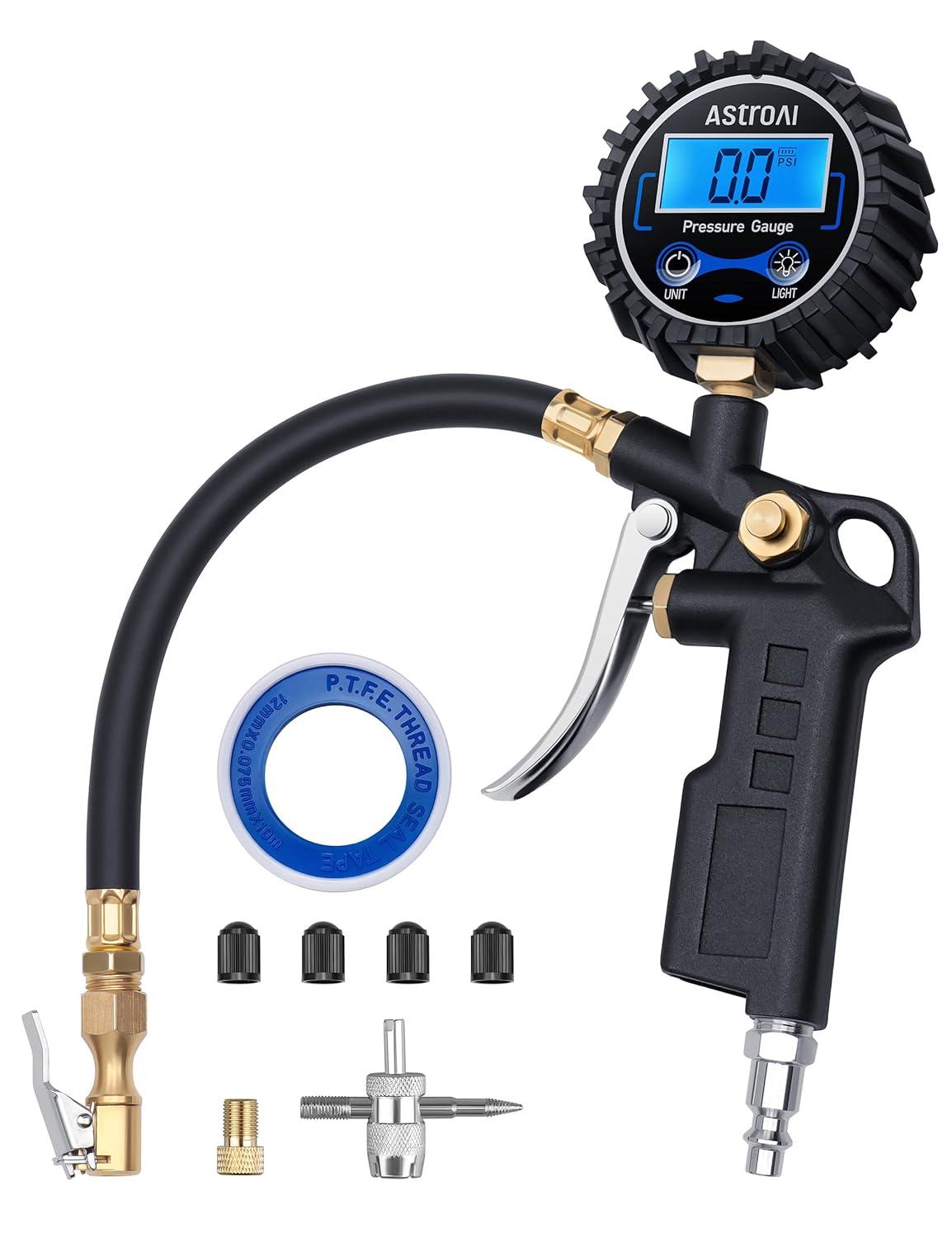 Surprising: AstroAI's 0.1 Display Tire Gauge vs. Basic Ones-Quick Fix for Road Trips