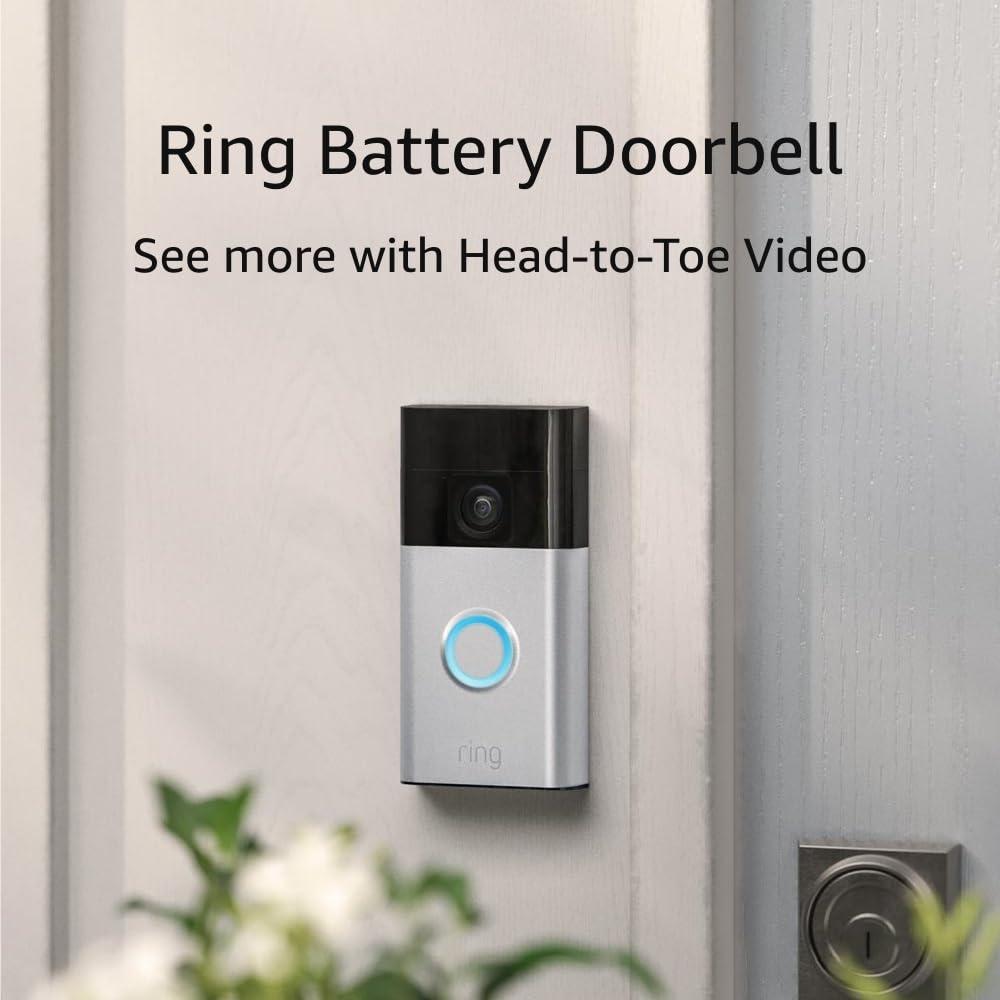 Surprising: Ring 2024 Doorbell's Head-to-Toe Video, Live View Talk, Motion Detection & Satin Nickel (Security Showdown)