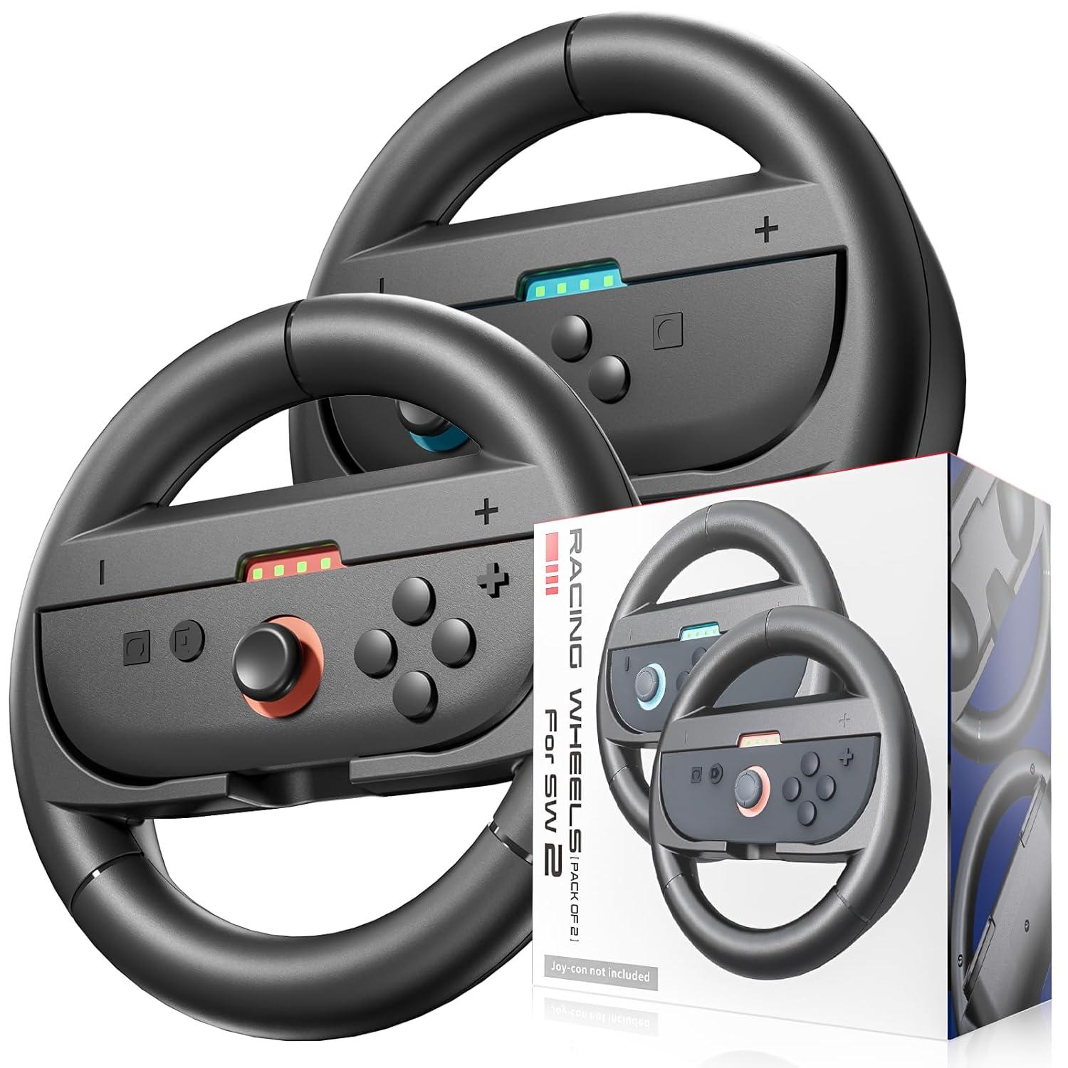 Surprising Insight: Gaming Accessories Tested-JoyCon Steerings (Ergonomic) vs. Mario Kart 8 Racing Wheels (Detailed Control)