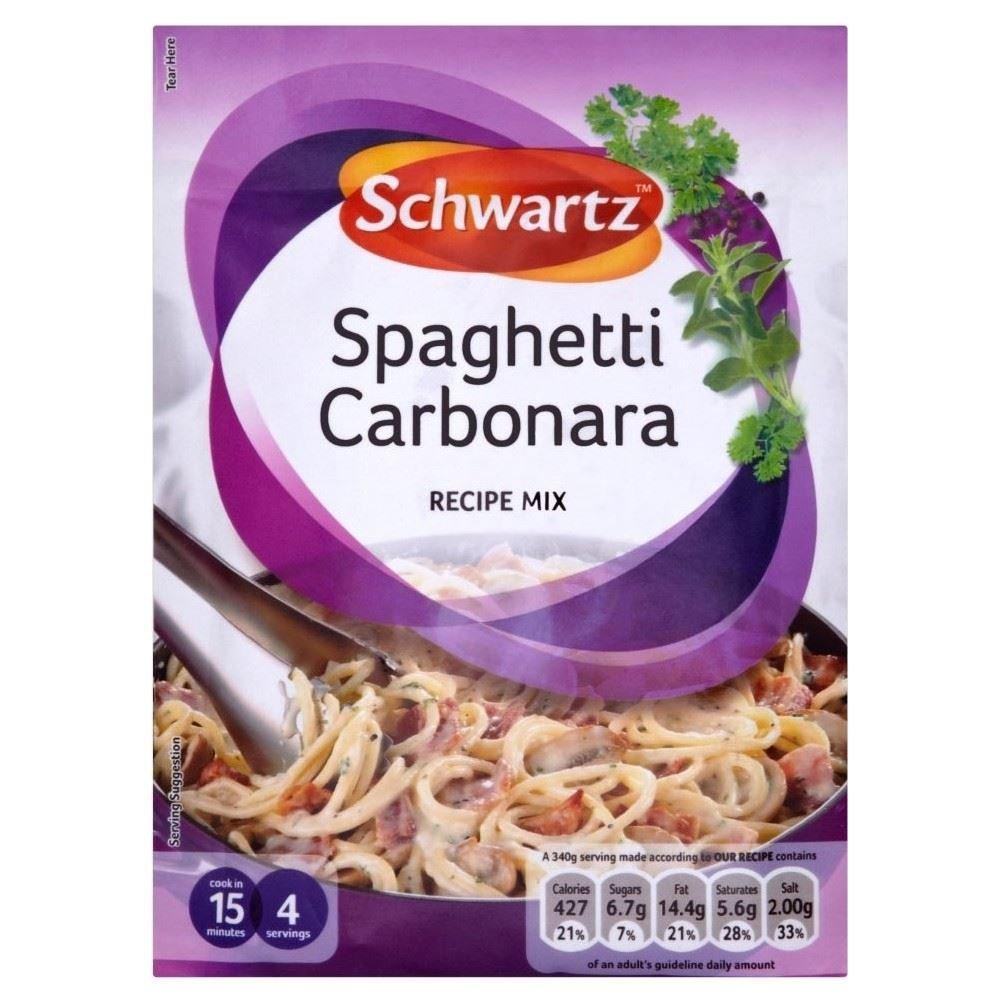 Schwartz Carbonara Mix (32g Pack of 2): Tested vs. No-Cook in Instant Meal Trends