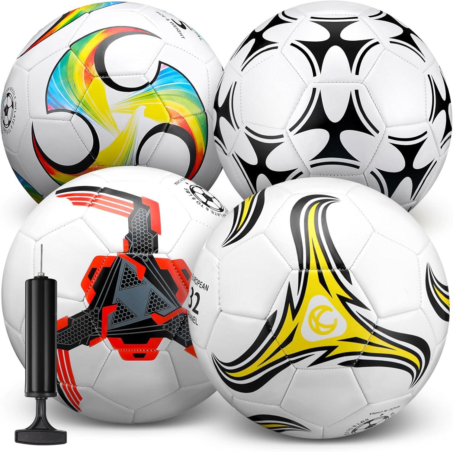 Surprising Insight: Tradder 4 Pack Soccer Ball vs. Deflated Bulk Soccer Balls-Durable Design vs. Portable Packaging for Sports Training