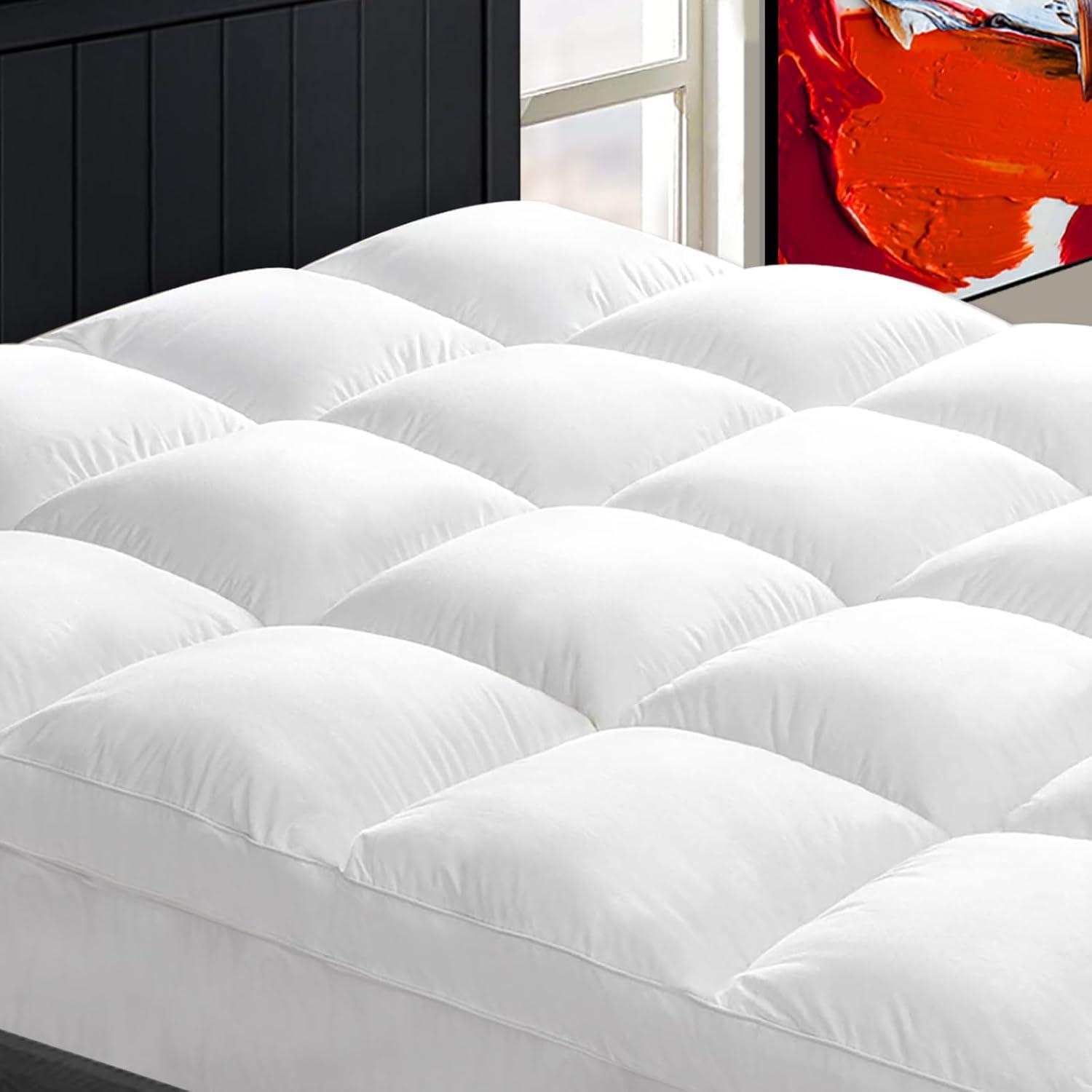 Tested: Queen Mattress Topper for Back Pain-Extra Thick, Deep Pocket, Plush Cover, White?