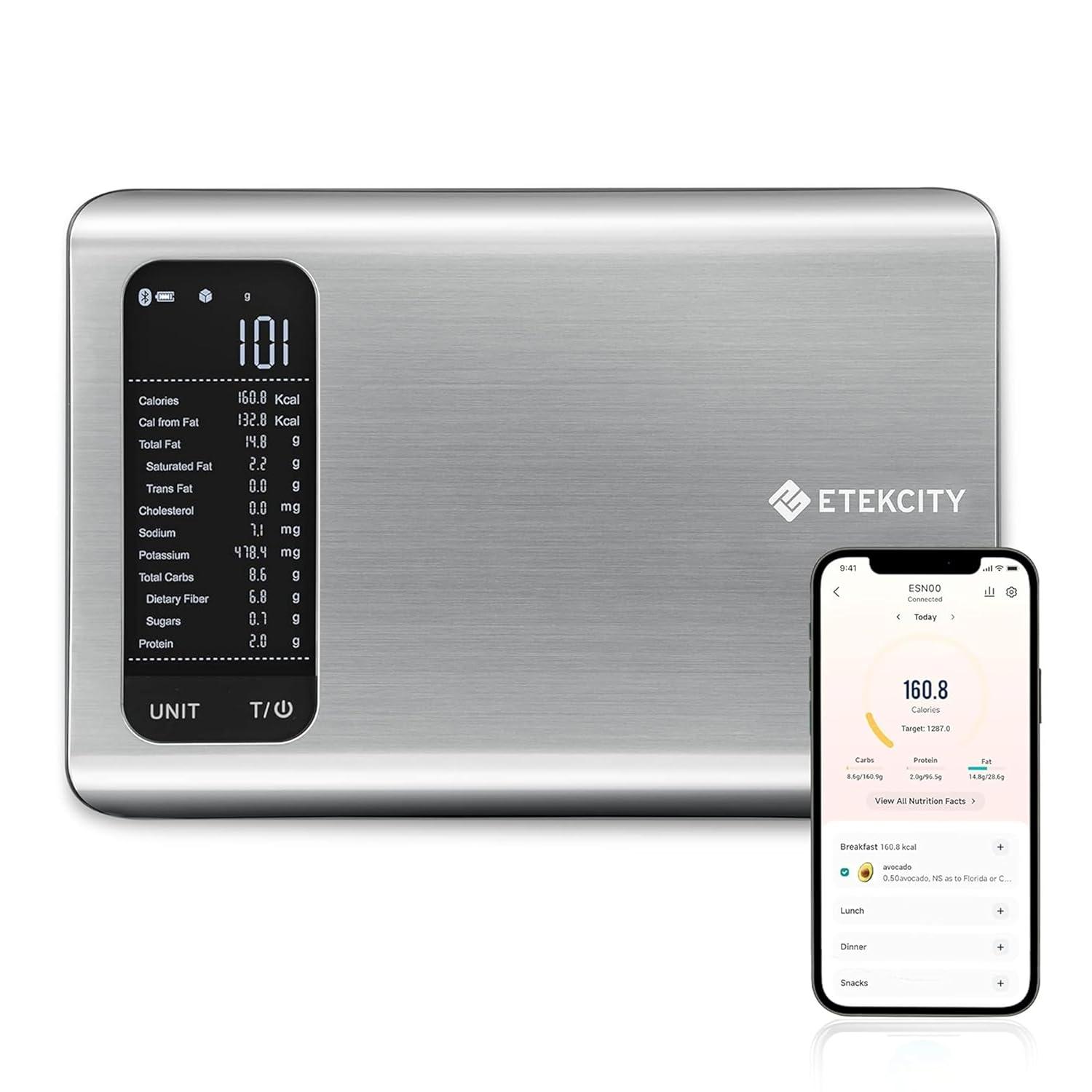 Etekcity Smart Kitchen Scale versus Others: Free App & 11lb for Weight Loss