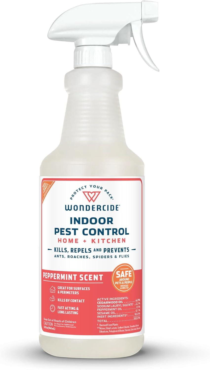 Showdown: Wondercide's 32-Oz Natural Indoor Pest Control-Pet Safe, Essential Oils, and Surprising Bug-Kill Power